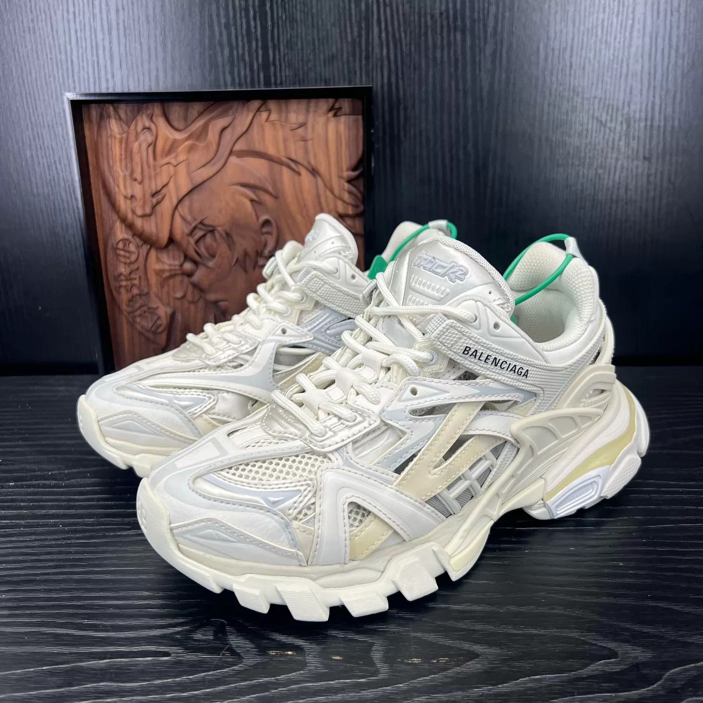 Balenciaga Balenciaga Track 2 White 37 New Original Box Size US 7 / IT 37 - 1 Thumbnail