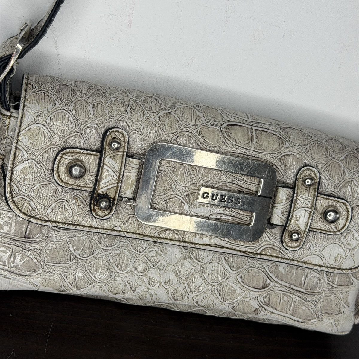 Guess Guees Style Shoulder Mini Bag Baguette Y2K Avant-garde 00’s Size ONE SIZE - 4 Thumbnail