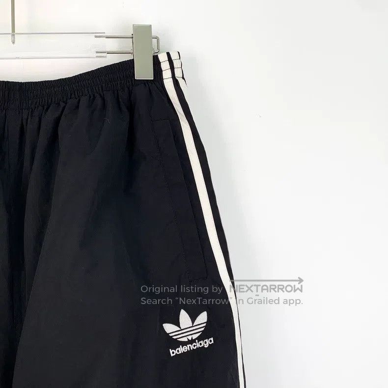 Balenciaga Balenciaga size S Black Side Striped Logo Printed Cotton C Size US 27 - 3 Thumbnail