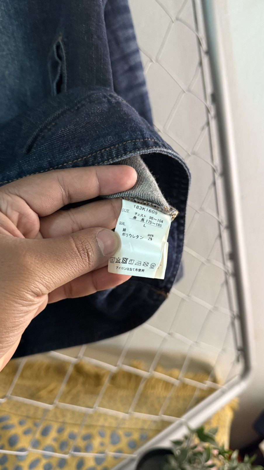 Karl Kani Karl Kani 183K1605 Jacket Denim Double Biker Jacket Indigo Size US L / EU 52-54 / 3 - 14 Thumbnail