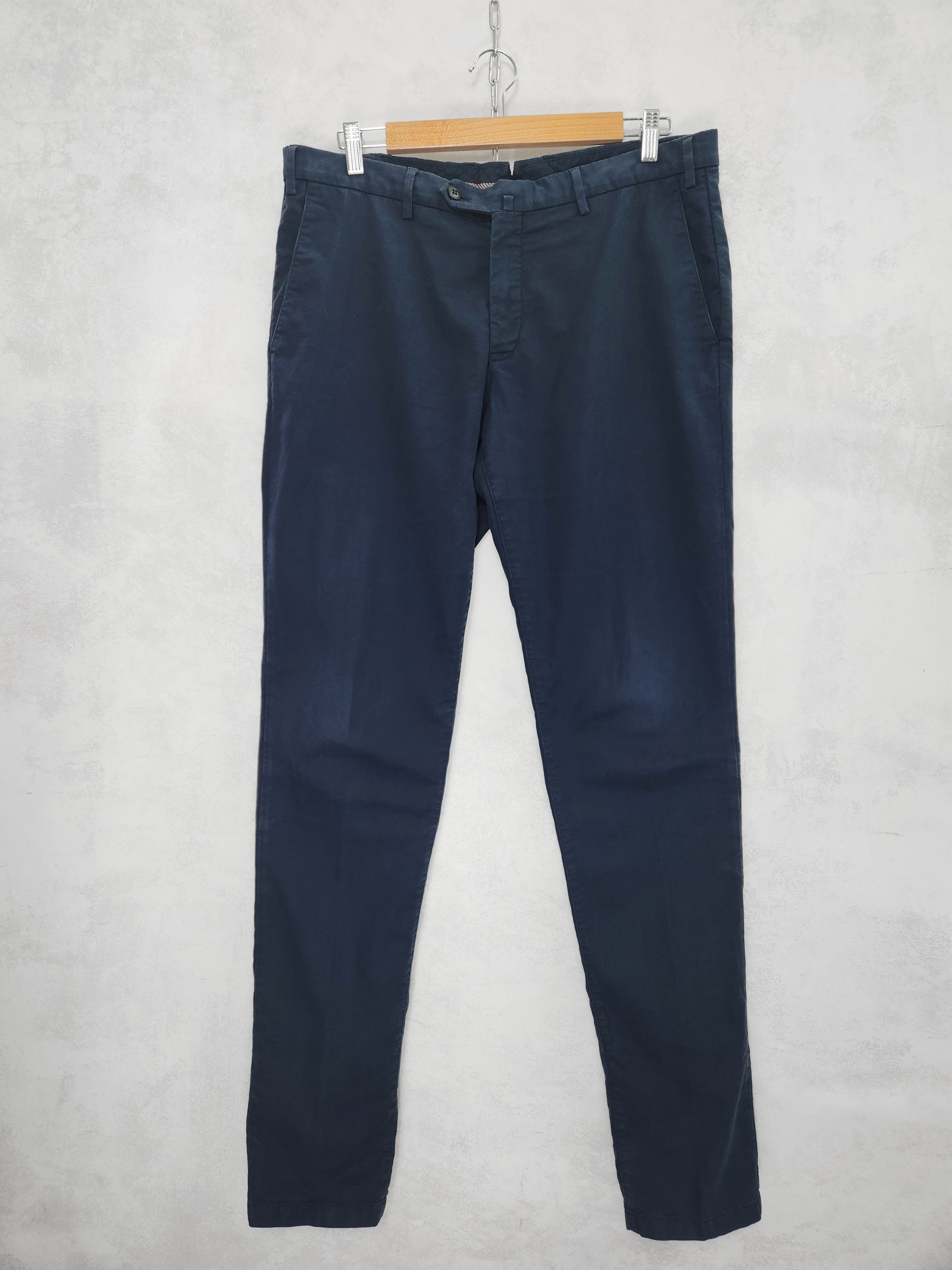 Loro Piana Loro Piana cotton chino navy pants size 52 Size US 36 / EU 52 - 1 Thumbnail