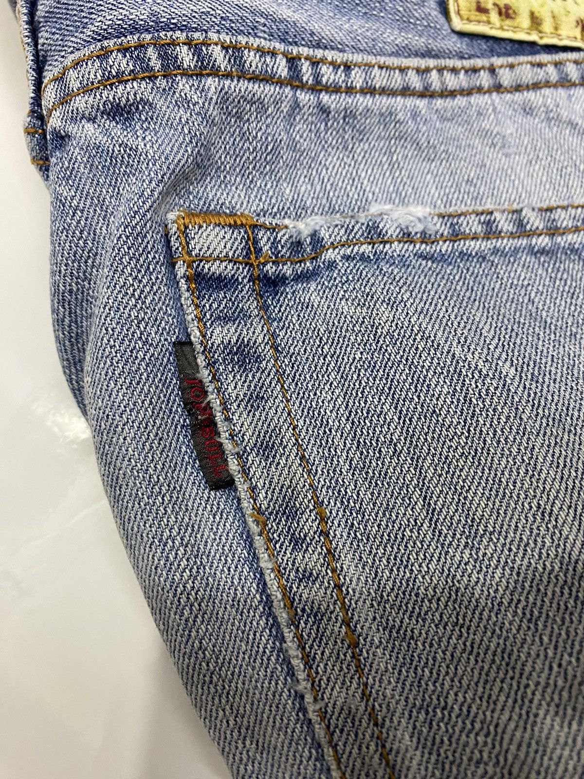 If Six Was Nine 🔥VINTAGE PATCHWORK DISTRESSED DENIM JEANS JOHN BULL KAPITAL Size US 30 / EU 46 - 9 Thumbnail