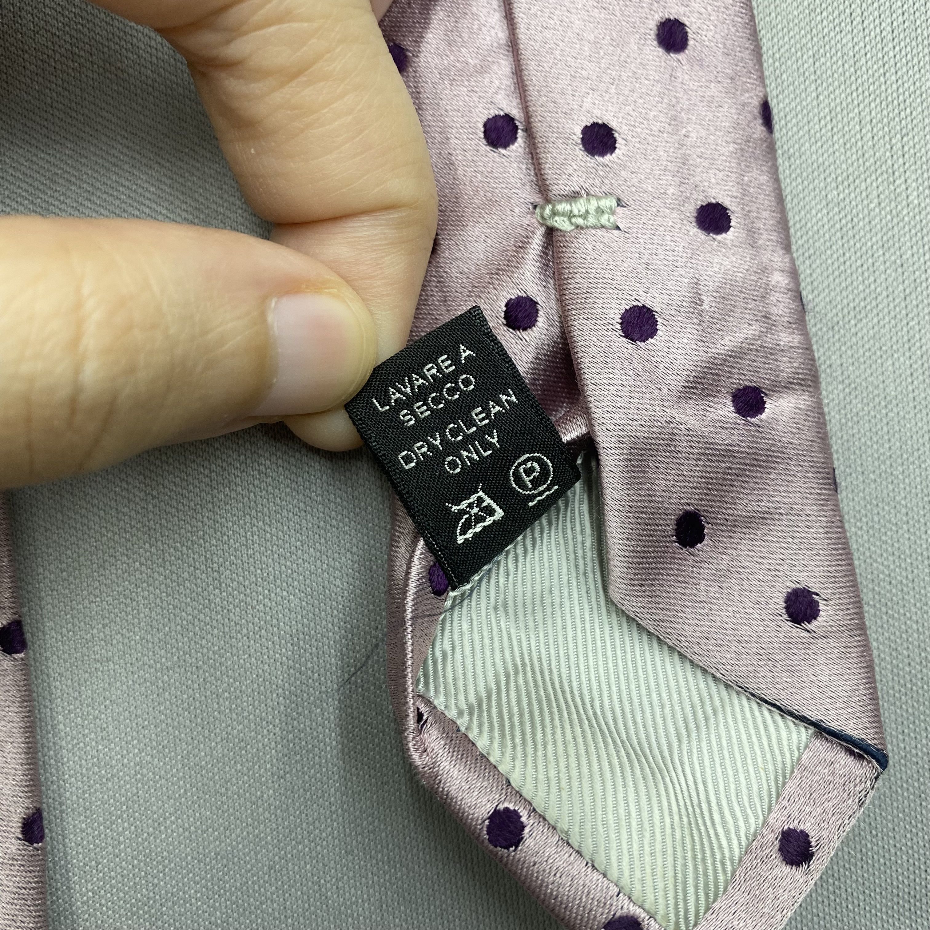 Ermenegildo Zegna Vintage Ermenegildo Zegna SILK Necktie Cravate Pure Silk Size ONE SIZE - 8 Thumbnail