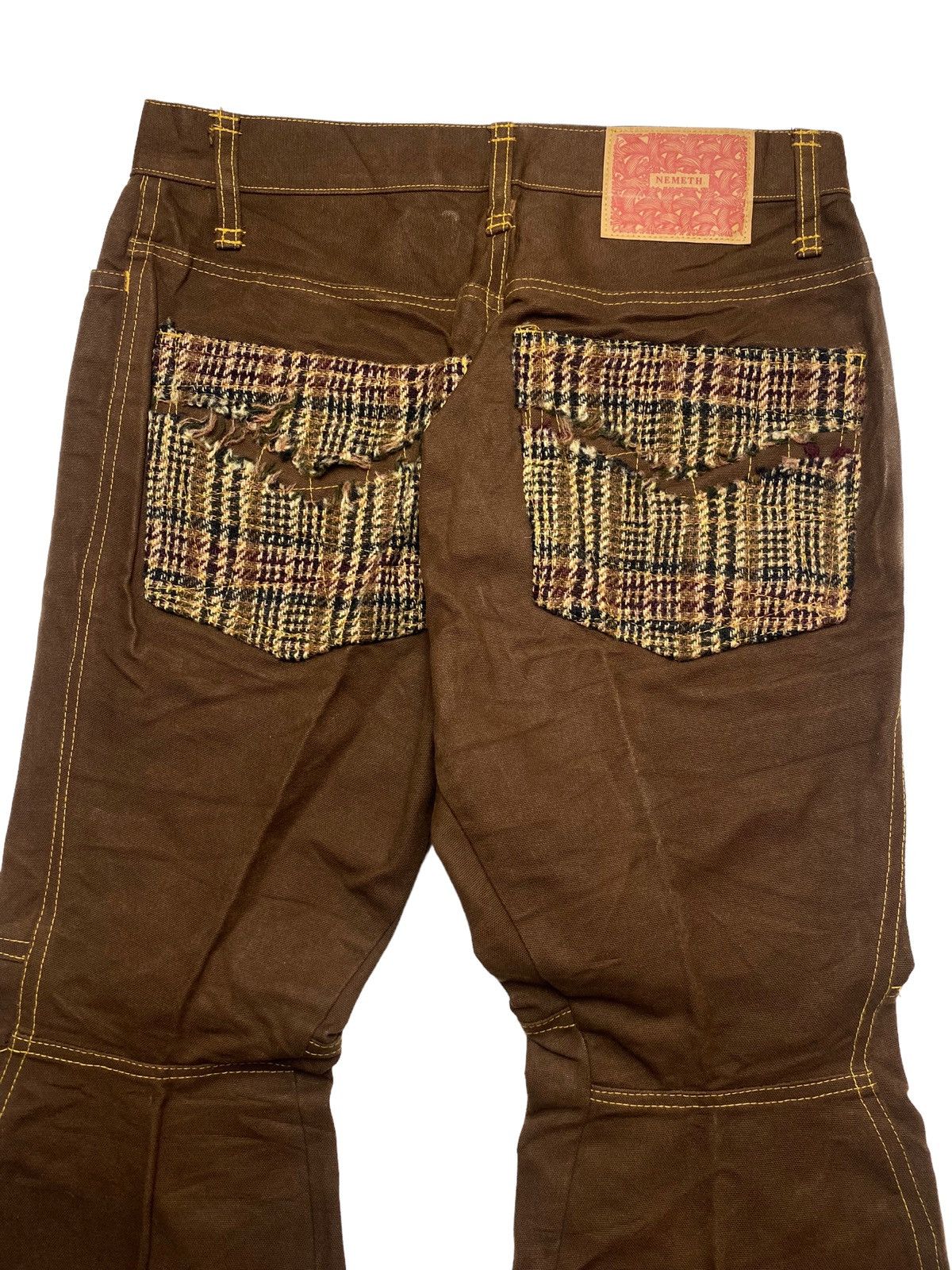 Christopher Nemeth 2000s Christopher Nemeth Wool Knitted Heavyweight Canvas Size US 28 / EU 44 - 7 Thumbnail
