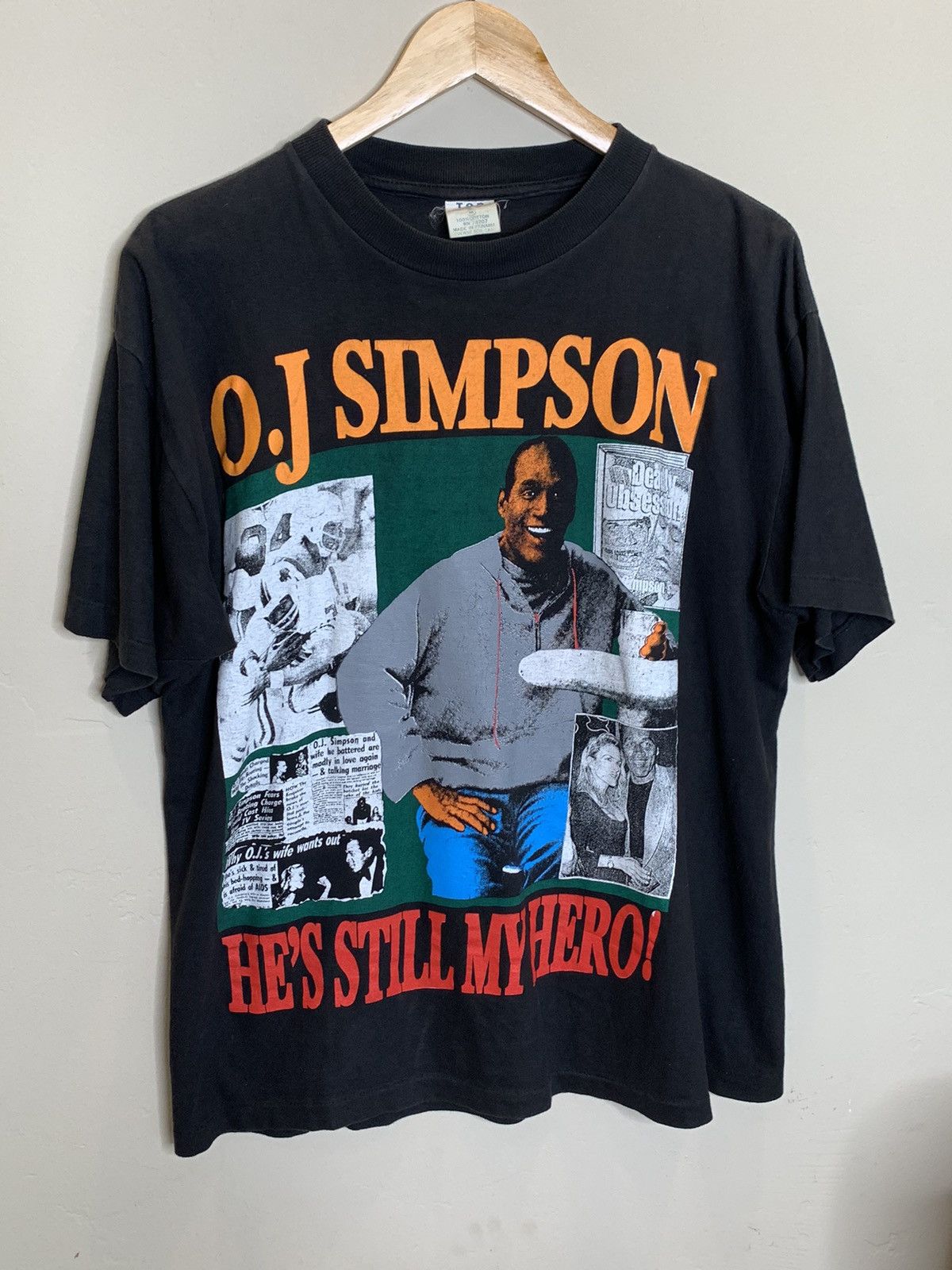 Other × Vintage RARE Vintage OJ Simpson Still My Hero Rap Tee Single Stitch Size US M / EU 48-50 / 2 - 1 Thumbnail