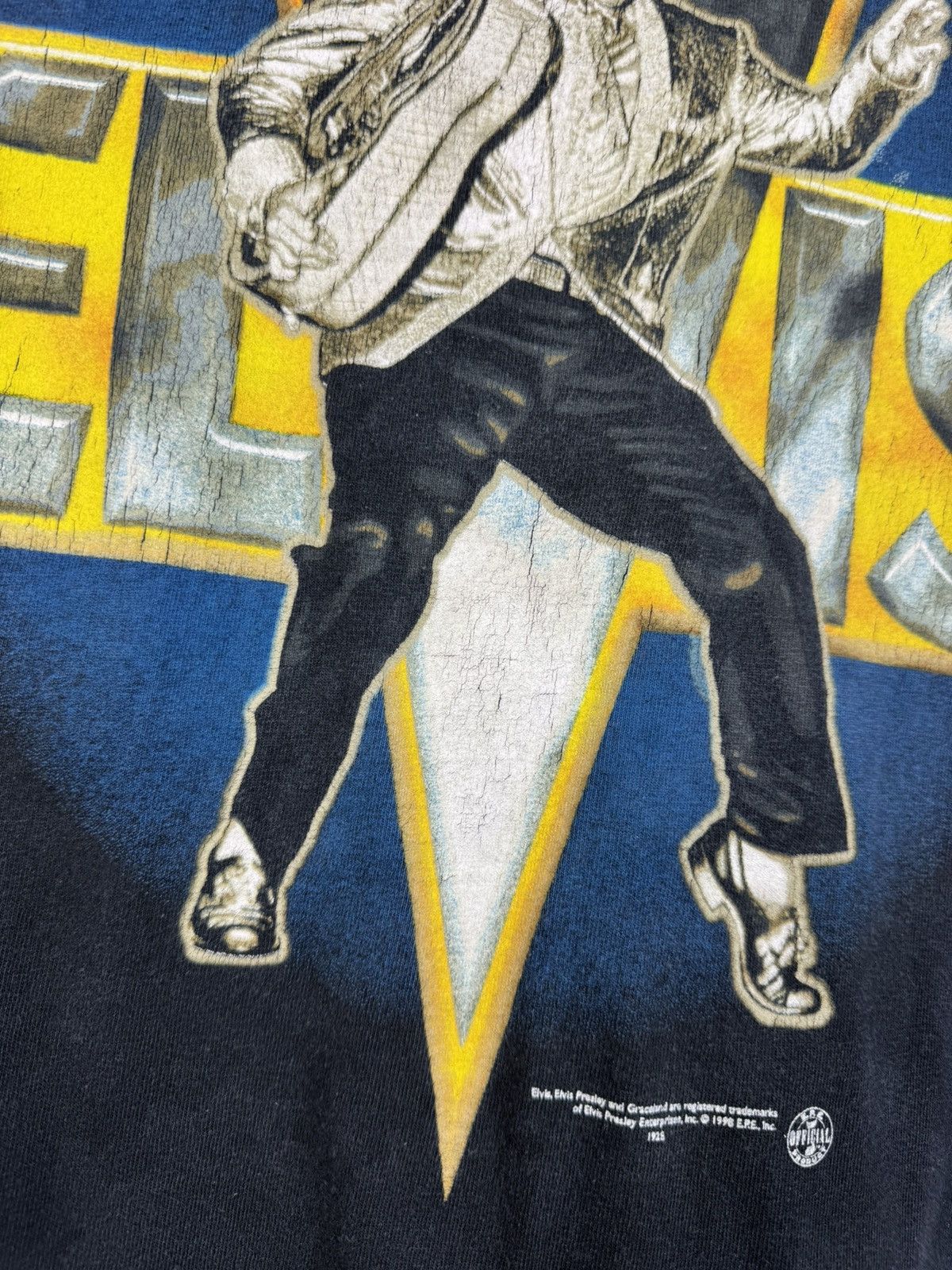 Band Tees Vintage 1998 Elvis Presley The King T-Shirt Size US XL / EU 56 / 4 - 13 Thumbnail
