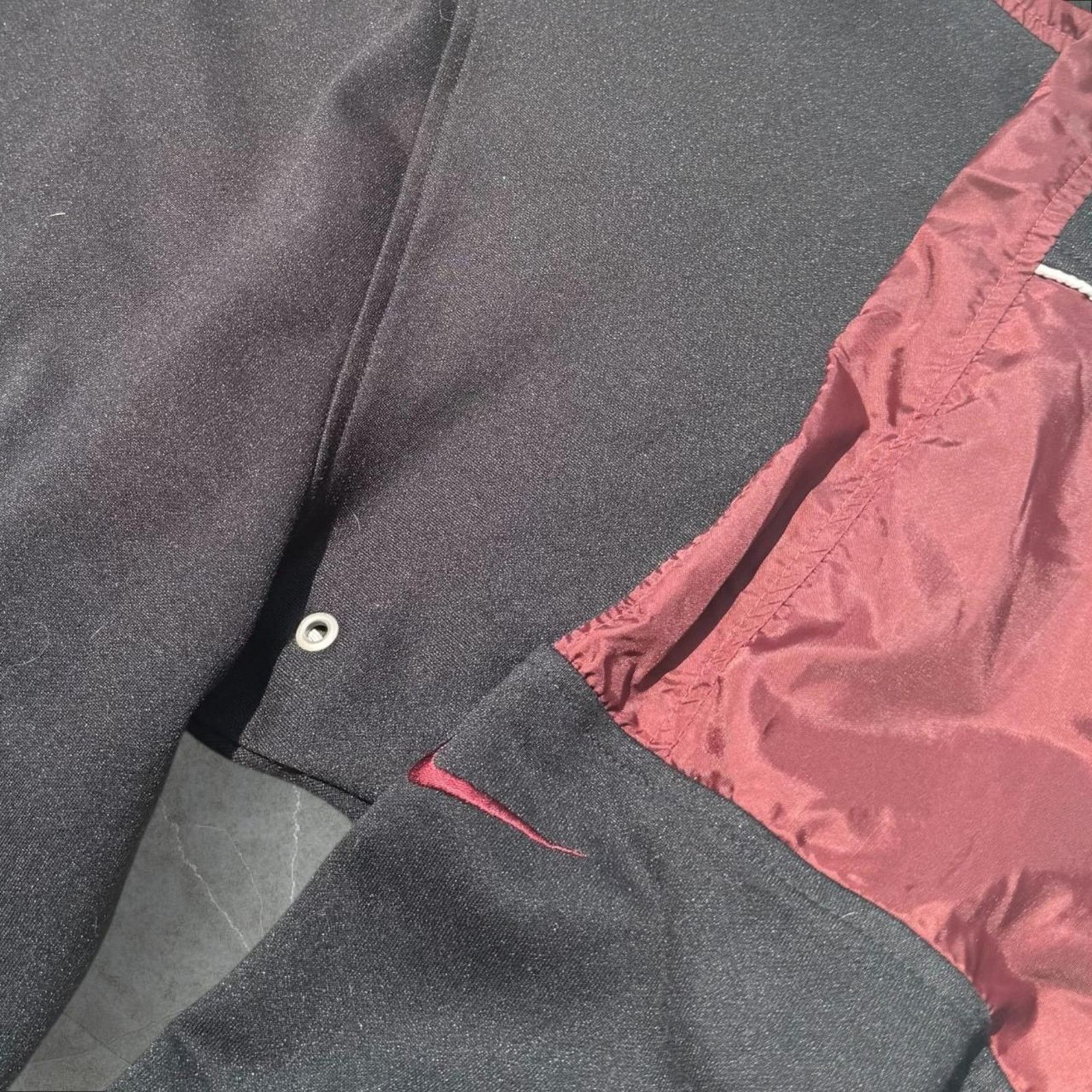 Nike Nike Nylon Full Zip & Button Bomber Jacket XL Size US XL / EU 56 / 4 - 3 Thumbnail