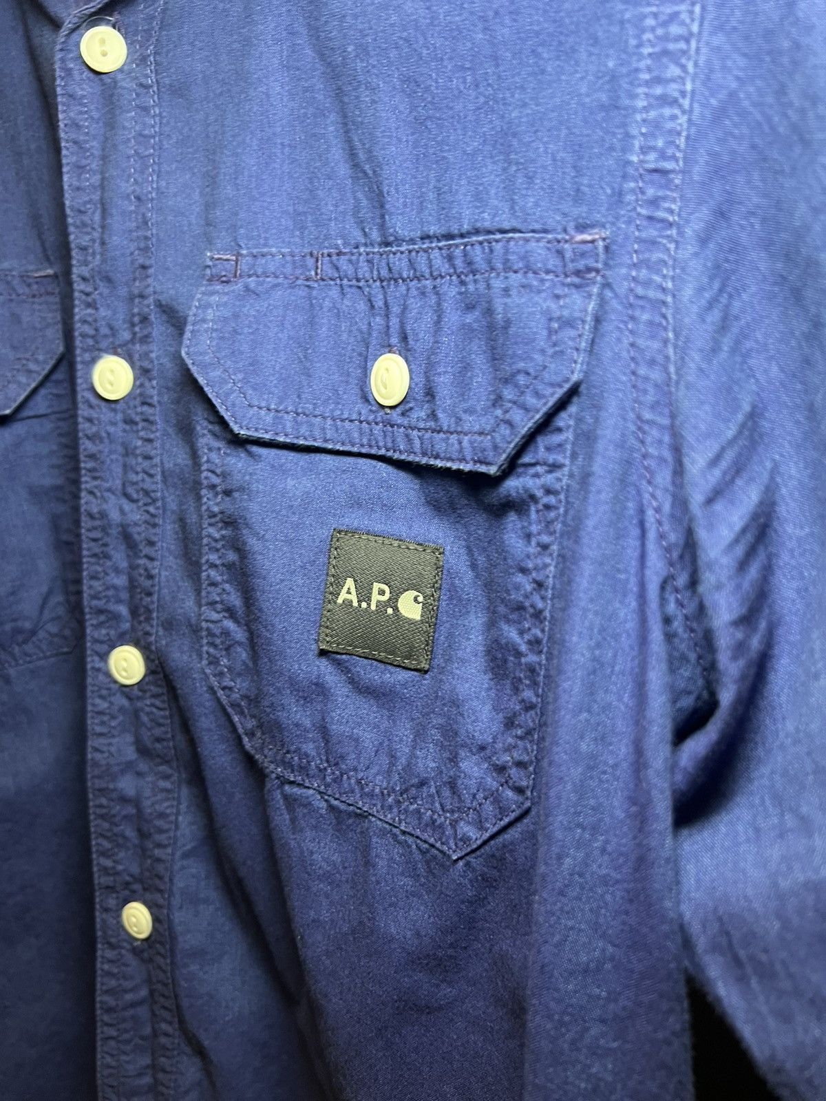 Carhartt offers🤝/Carhartt x APC Paris Shirt 🔥 Size US S / EU 44-46 / 1 - 3 Thumbnail