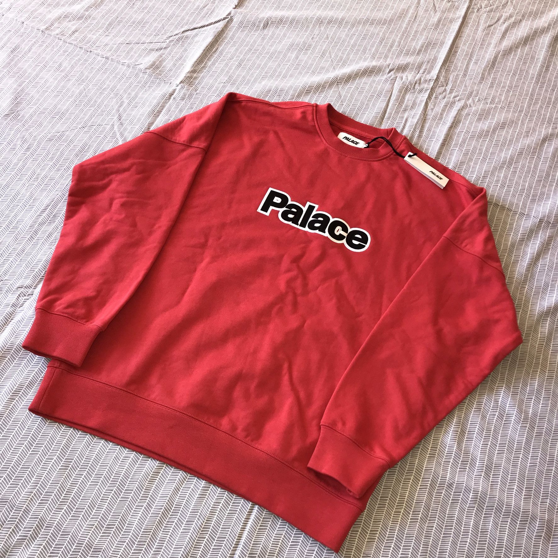 Palace Palace Word Crew FW 21 Embroidered Logo Size US XL / EU 56 / 4 - 1 Thumbnail