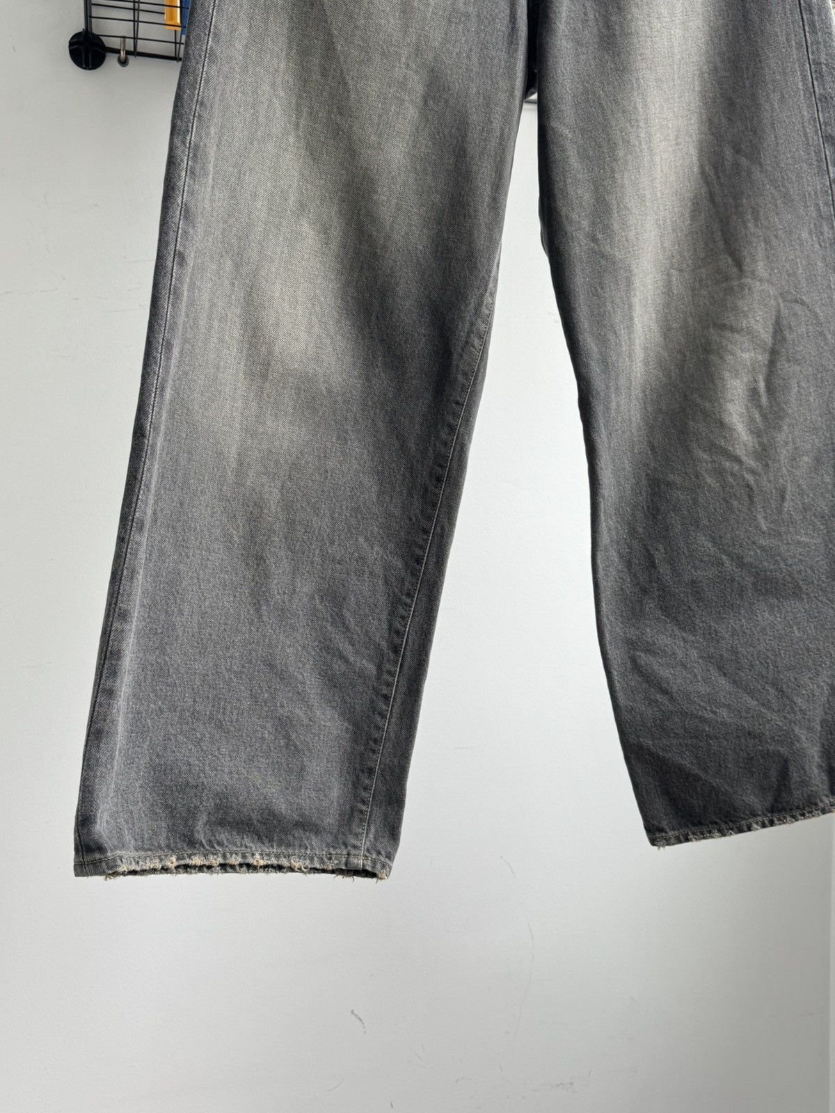 Japanese Brand Daisuke Tanabe Coffee Black Denim Trousers Destroyed Size 27" / US 4 / IT 40 - 5 Thumbnail