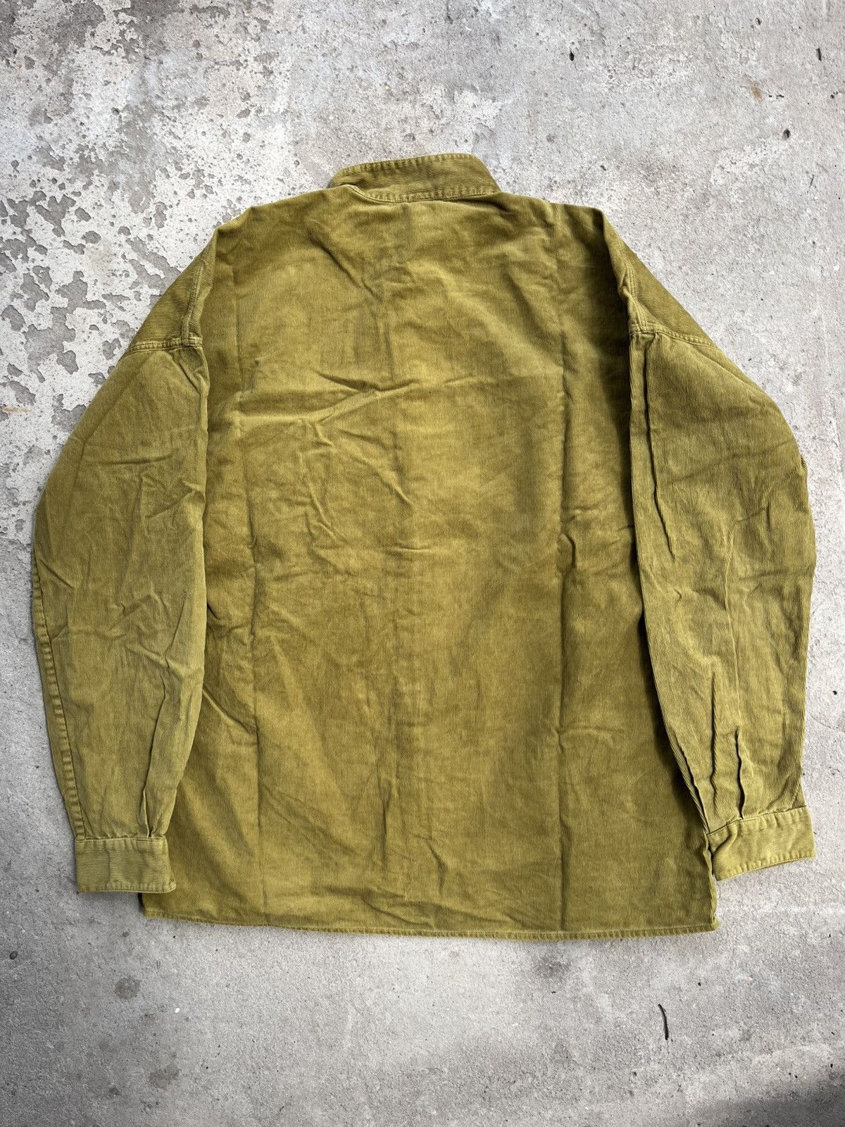 Versace 70s 🔥 Gianni Versace Faded Corduroy Shirt Thrashed Overshirt Size US L / EU 52-54 / 3 - 18 Thumbnail