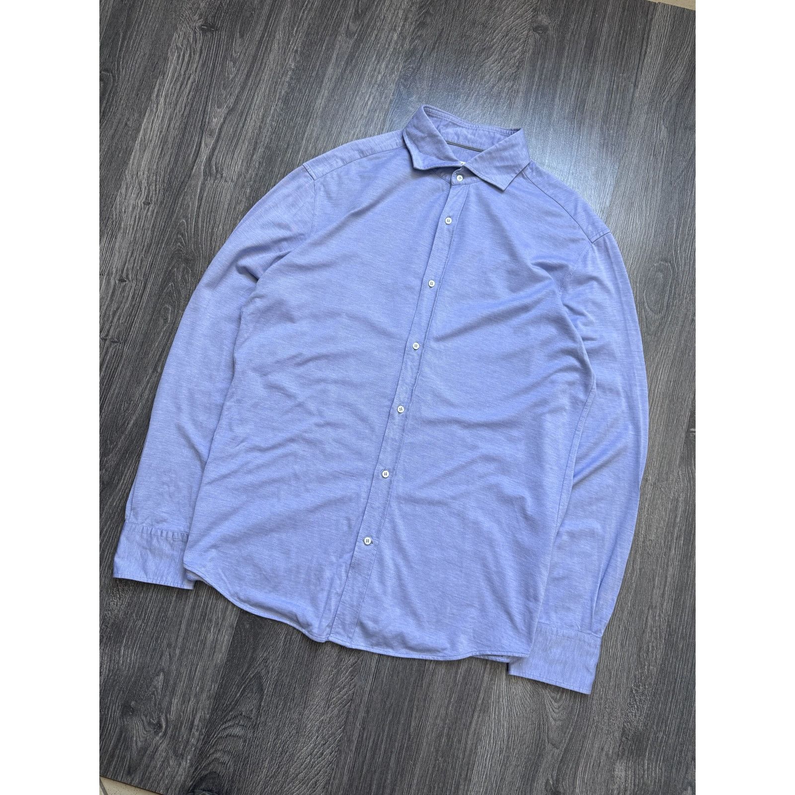 Brunello Cucinelli Brunello Cucinelli Slim Fit Classic Buttons Shirt Size US XL / EU 56 / 4 - 3 Thumbnail