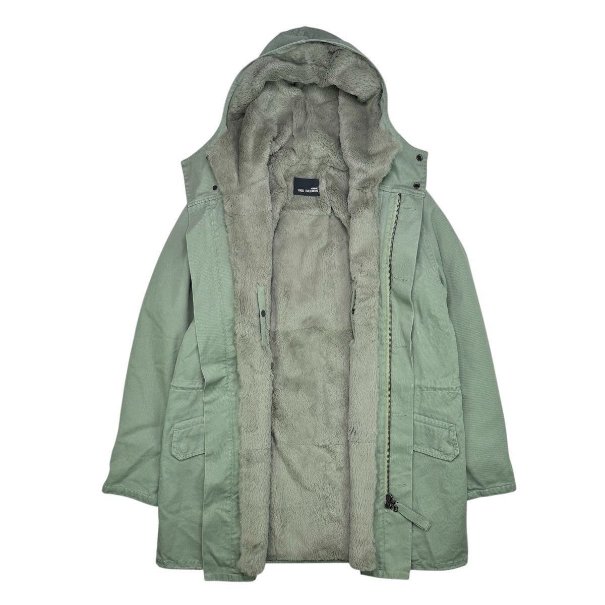 Yves Salomon YVES SALOMON HOMME RABBIT FUR PARKA Size US M / EU 48-50 / 2 - 3 Thumbnail