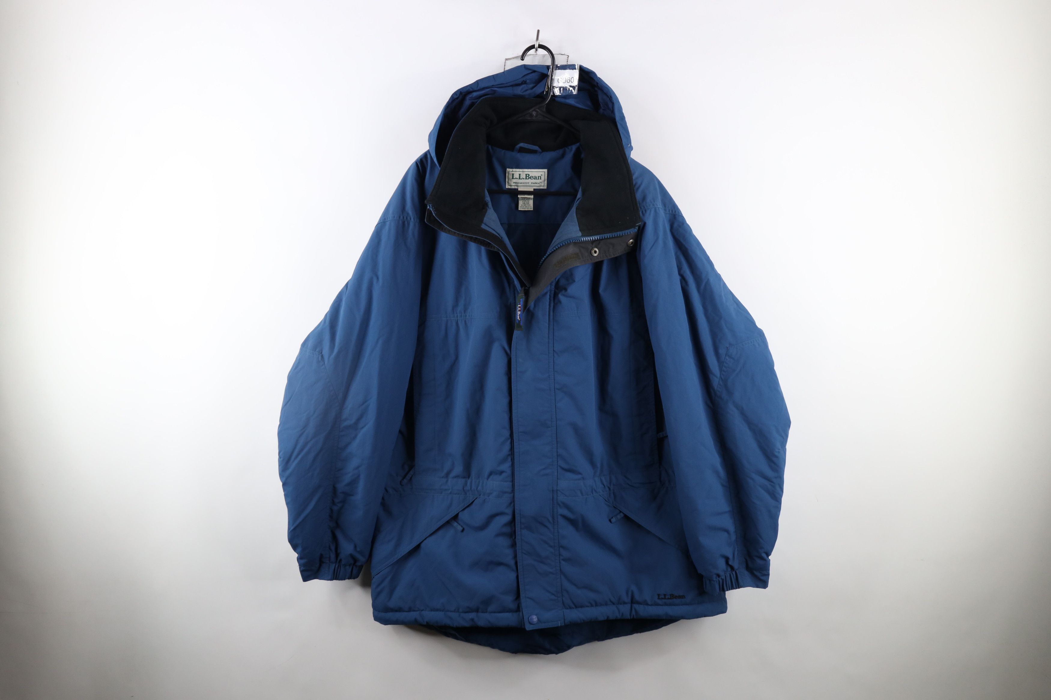 L.L. Bean × Vintage Vintage 90s LL Bean Spell Out Penobscot Hooded Parka Jacket Size US XL / EU 56 / 4 - 1 Thumbnail