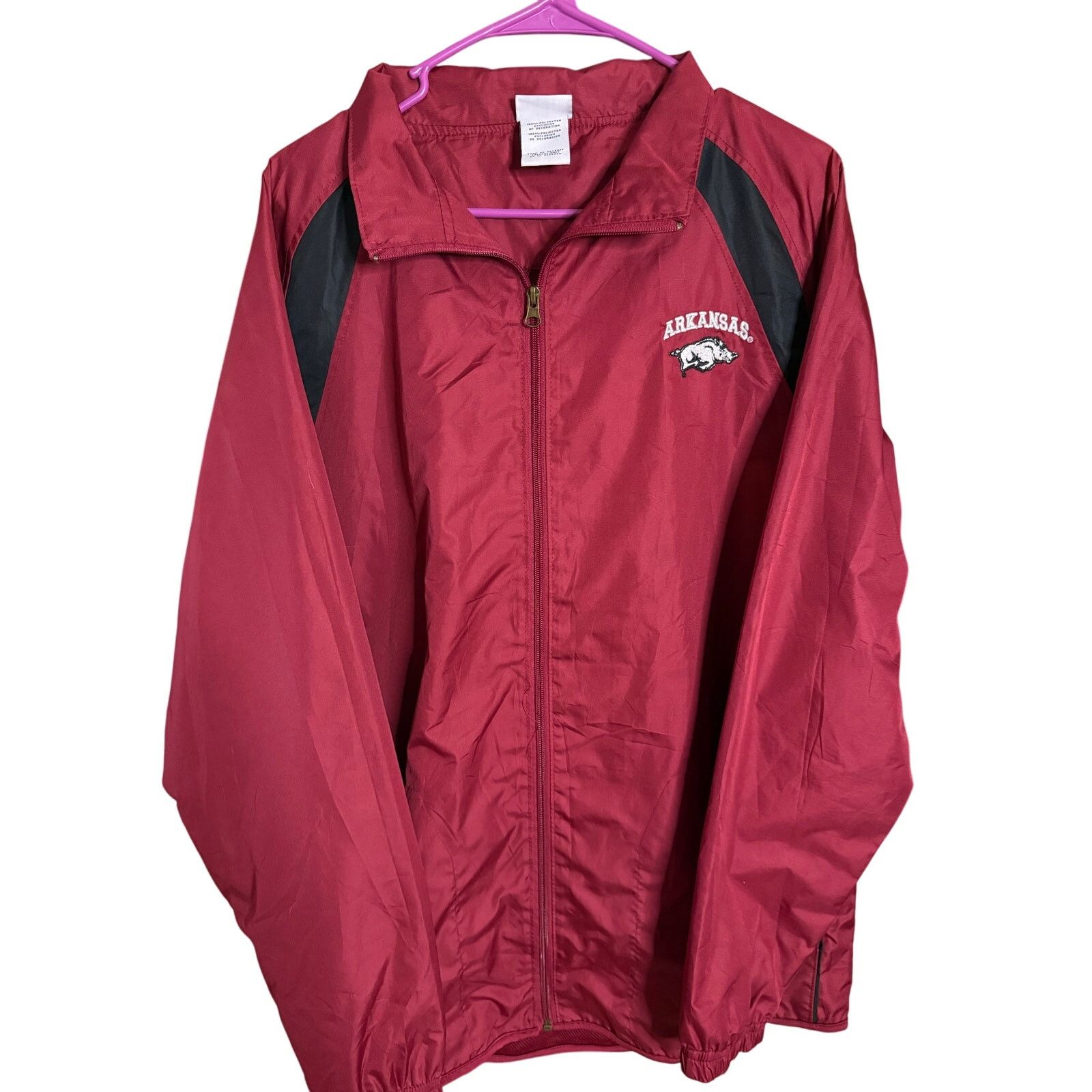 Pro Edge Vintage University of Arkansas Windbreaker Size US M / EU 48-50 / 2 - 1 Thumbnail