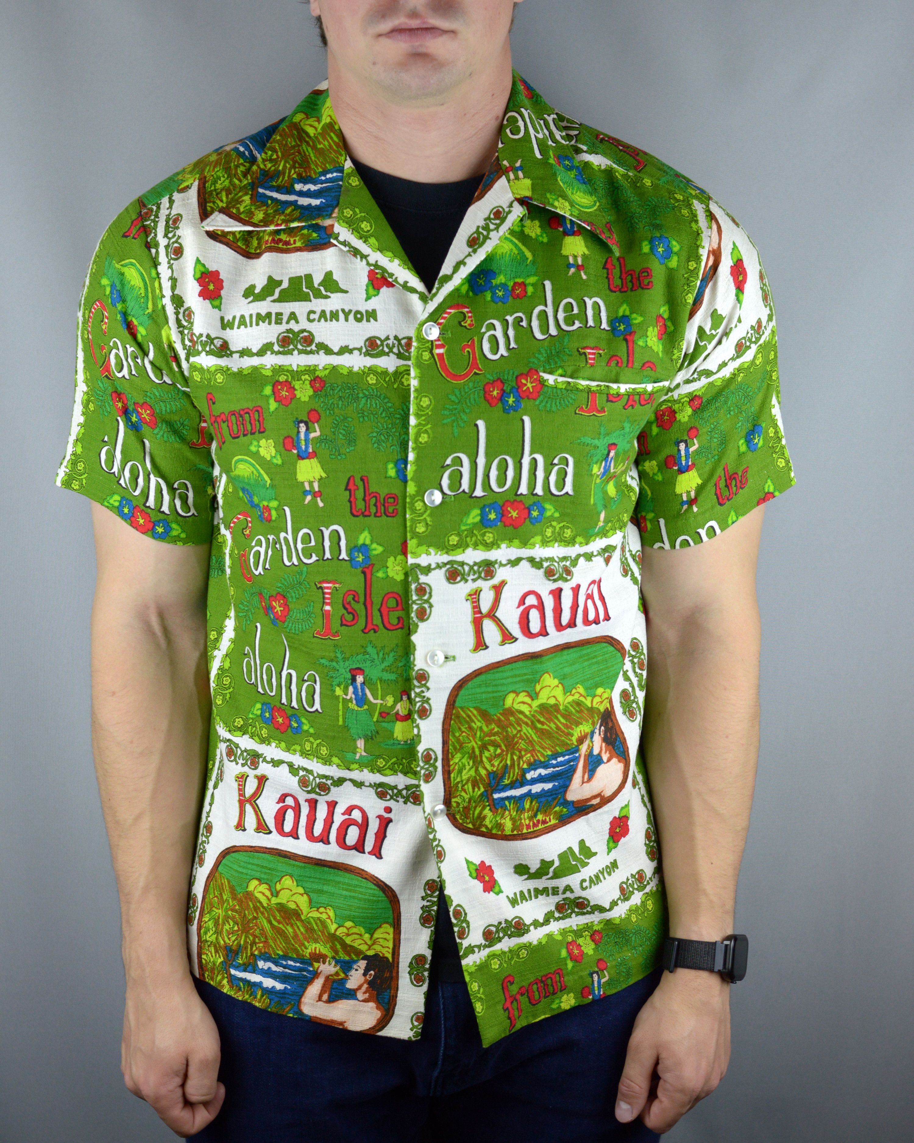Vintage Vintage Kaui Hawaii Garden Aloha Hawaiian 70s shirt Size US M / EU 48-50 / 2 - 1 Thumbnail