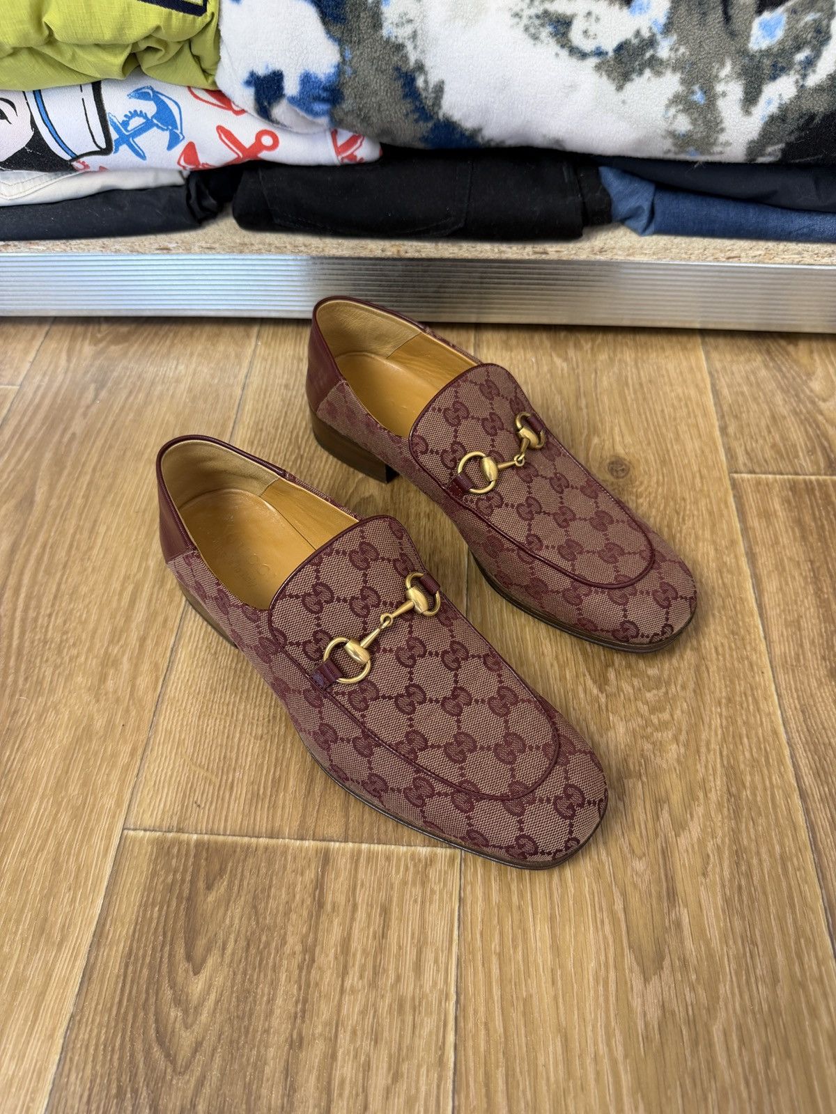 Gucci Gucci Monogram Horsebit Loafer Size US 8 / EU 41 - 2 Thumbnail