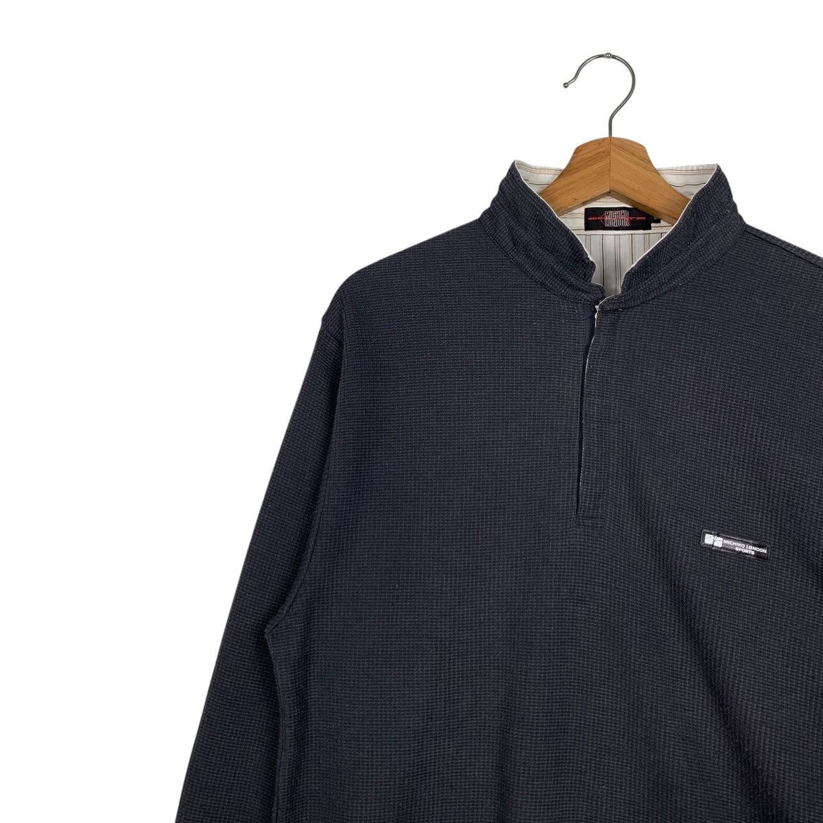 Japanese Brand MICHIKO LONDON Sport Half Zip Sweatshirt #1634-C73 Size US L / EU 52-54 / 3 - 6 Thumbnail