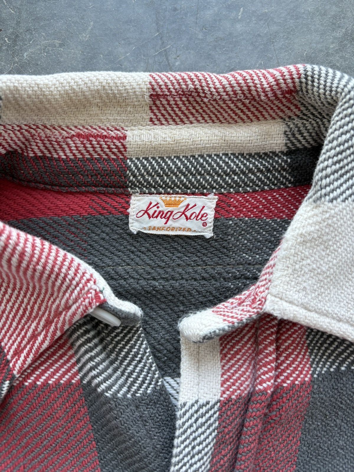 Vintage Vintage 1950s Sanforized King Kole Cotton Flannel Woven Size US L / EU 52-54 / 3 - 2 Thumbnail