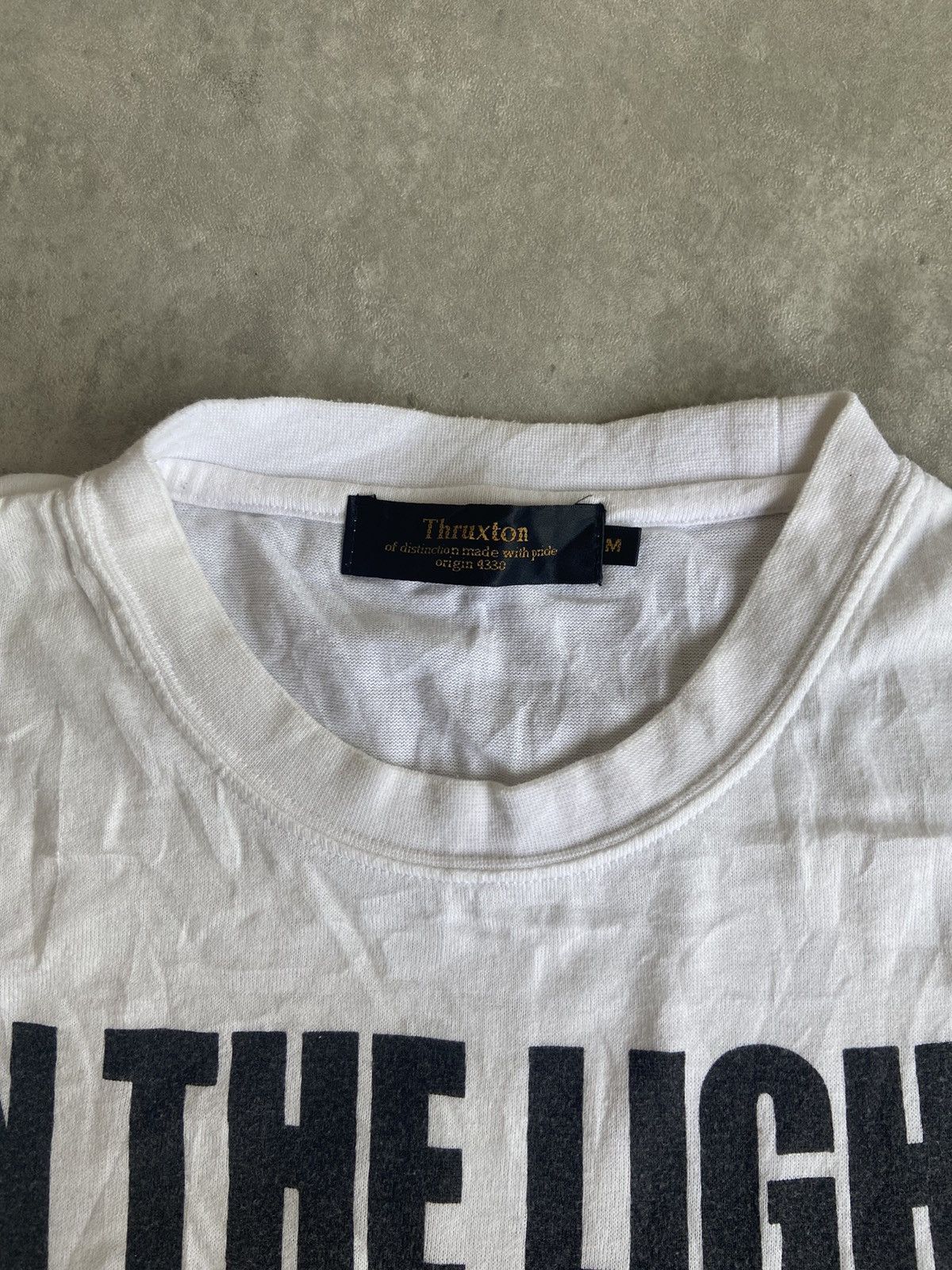 Hysteric Glamour × If Six Was Nine Thruxton "IN THE LIGHT APPROACH TO THE CHANGE" Poems Tshirt Size US M / EU 48-50 / 2 - 3 Thumbnail