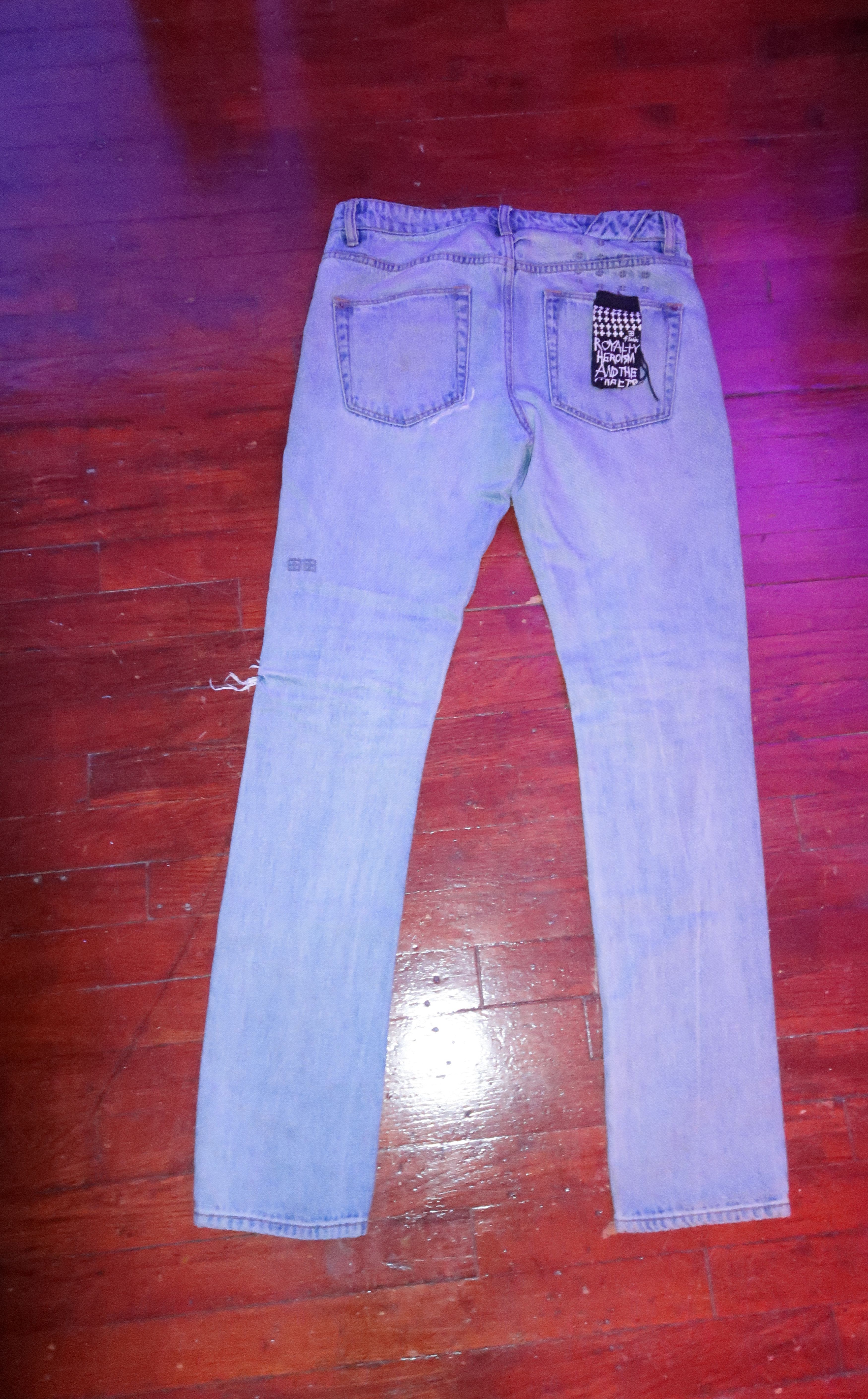 Ksubi Ksubi Chitch Denim 31 Light Wash Distressed Size US 31 - 1 Thumbnail