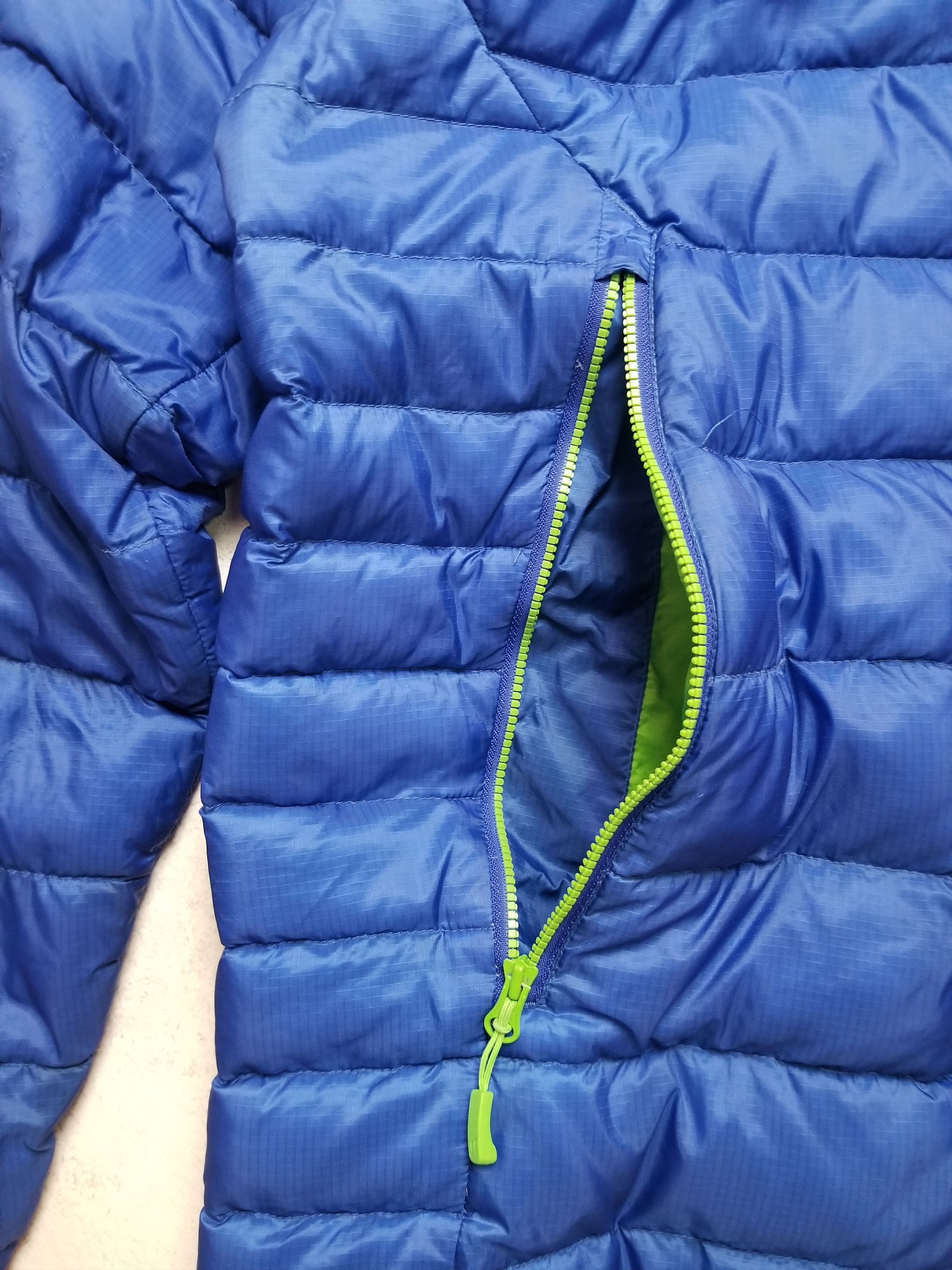 Rab Rab Electron Down Puffer Jacket Blue Green Pertex Size US S / EU 44-46 / 1 - 11 Thumbnail