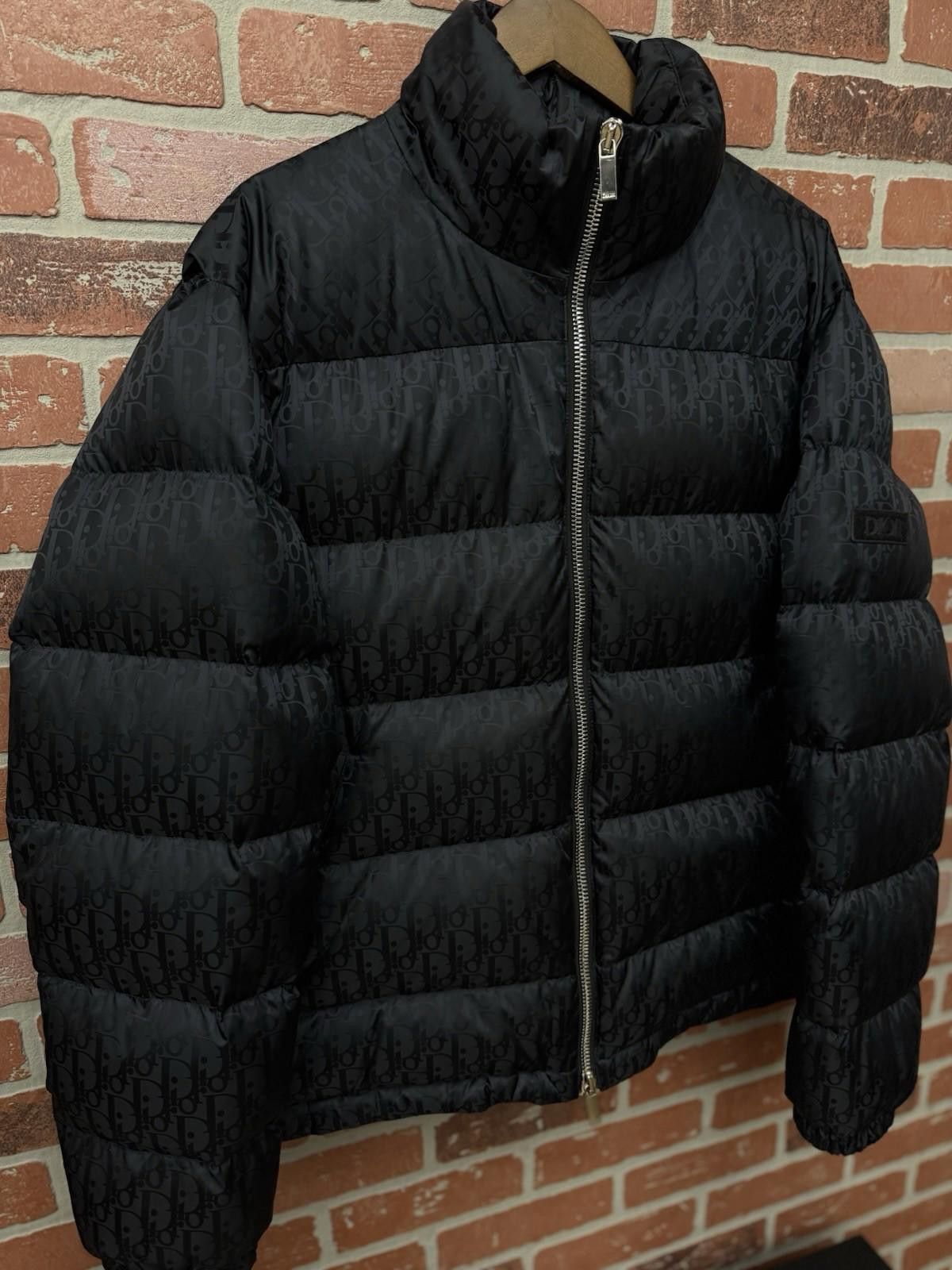 Dior Dior Mens Oblique Down Puffer Jacket - Black Size 54 Size US L / EU 52-54 / 3 - 4 Thumbnail