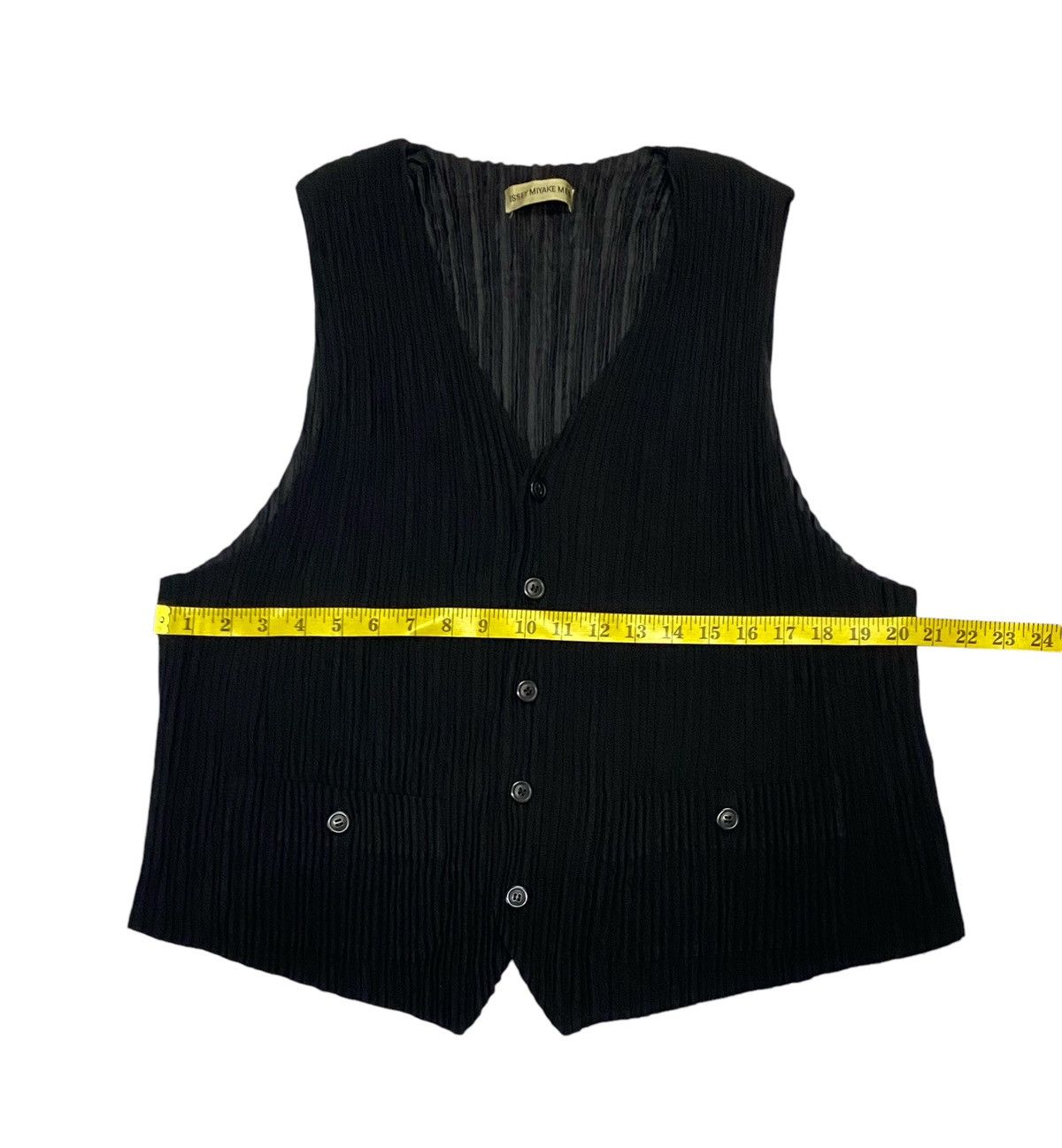 Issey Miyake 🔥Issey Miyake Men Pleated Button Ups Vest Size US M / EU 48-50 / 2 - 11 Thumbnail