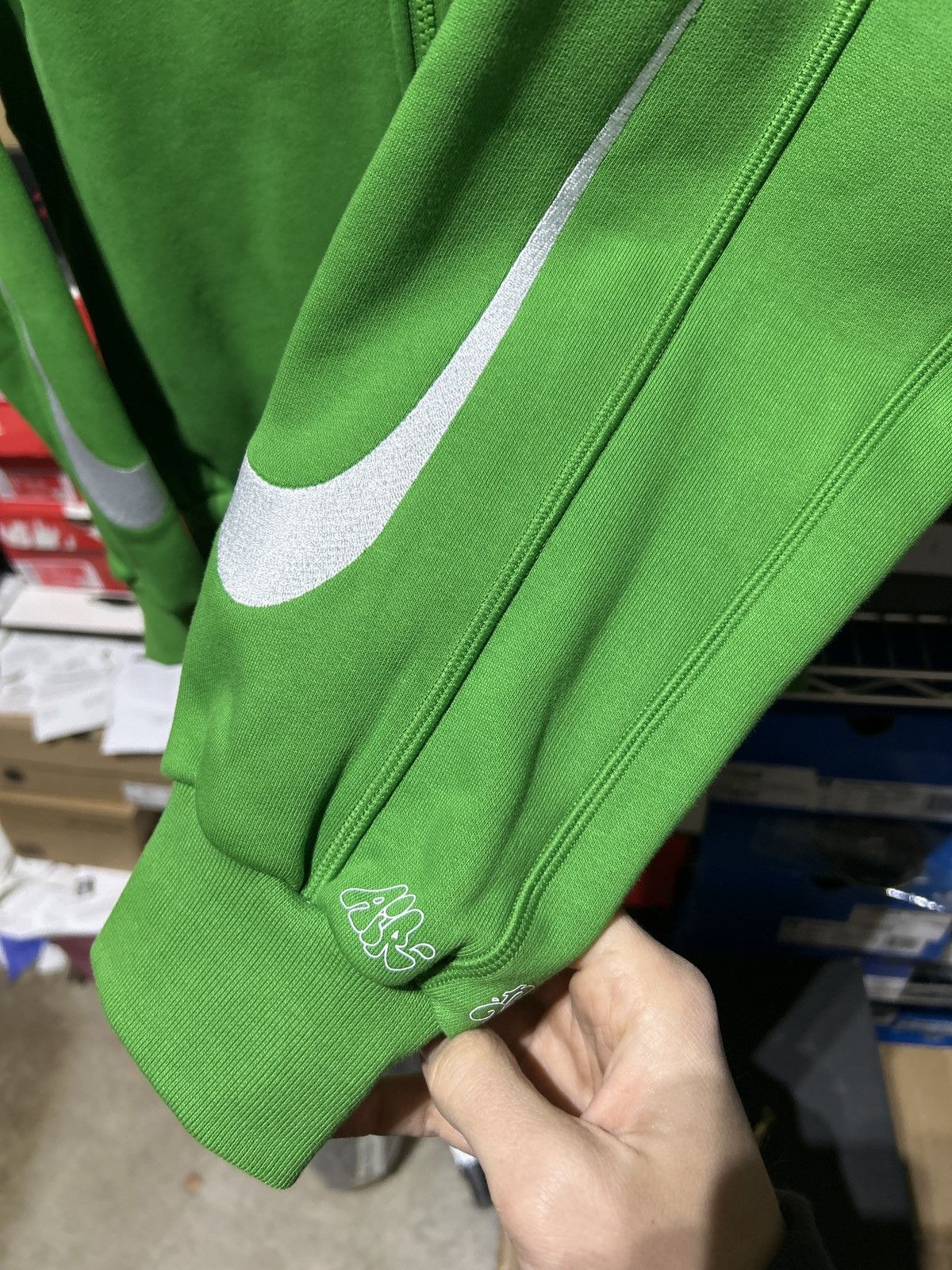 Nike × Off-White Nike x Off-White MC Track Jacket Kelly Green Size XS Size US XS / EU 42 / 0 - 3 Thumbnail