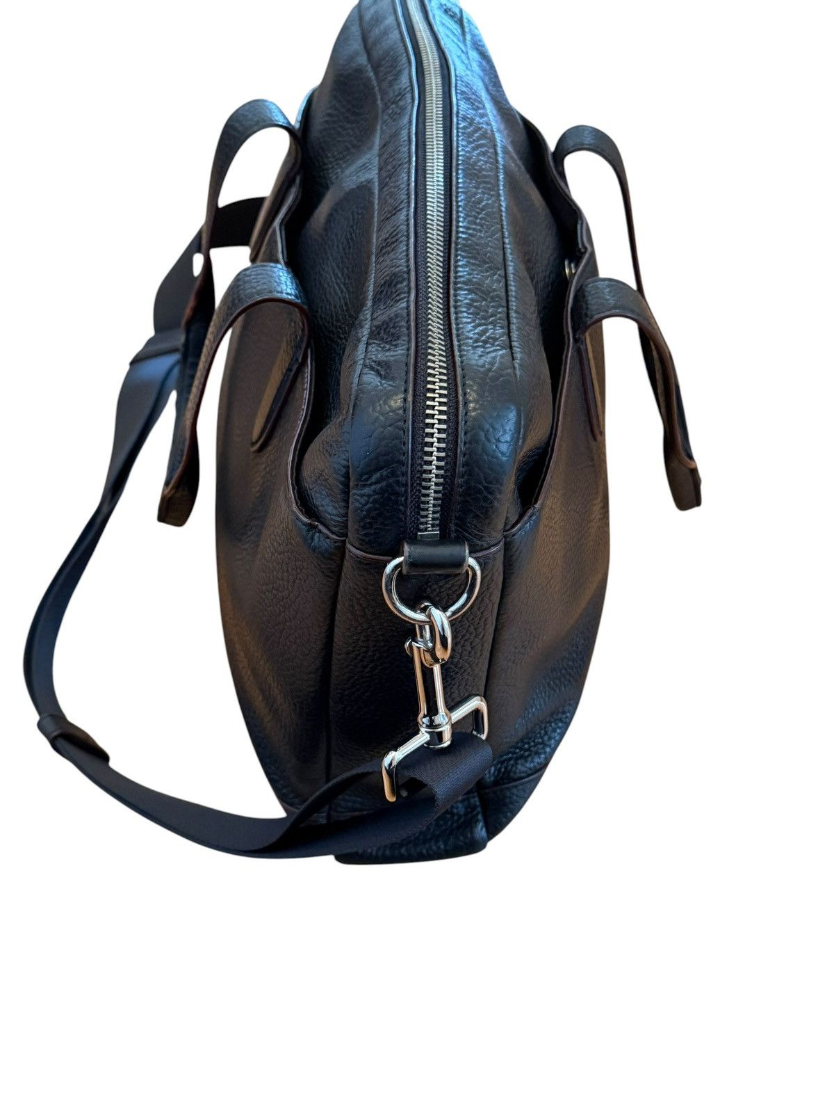 Coach Coach black pebbled leather crossbody business laptop bag Size ONE SIZE - 3 Thumbnail