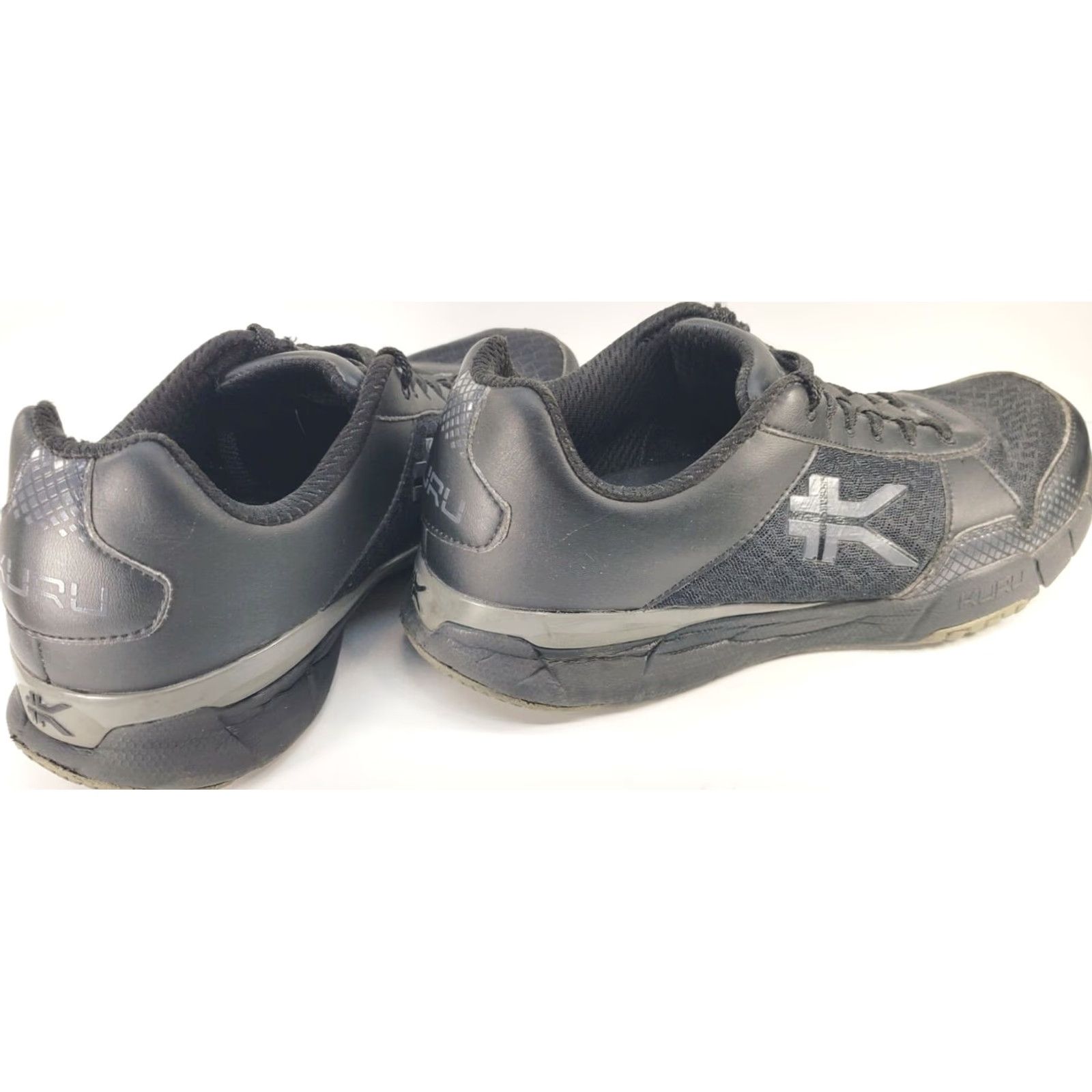 Vintage Kuru Quantum Men's Sneaker Black Athletic 10M Cushioned Super Support Comfort Arch Rubber Sole Walking Outdoor Sports Size US 10 / EU 43 - 4 Thumbnail