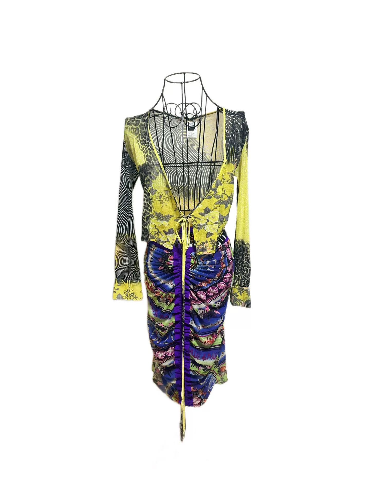 Roberto Cavalli Roberto Cavalli Floral Mesh Cardigan Size M / US 6-8 / IT 42-44 - 1 Thumbnail