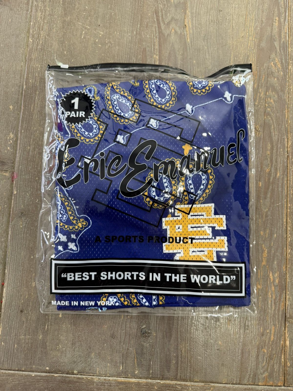 Eric Emanuel ⚡️ Eric Emanuel EE Basic Mesh Shorts Paisley Blue XXL 2XL ⚡️ Size US 38 / EU 54 - 4 Thumbnail