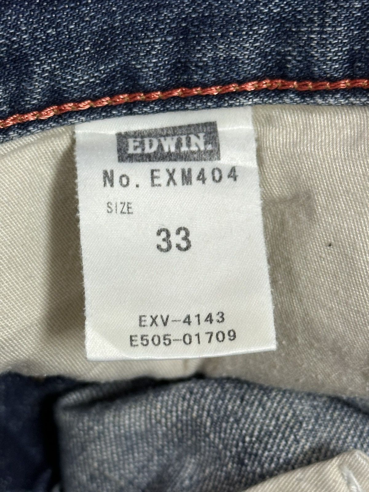 Edwin Edwin XV Exclusive Vintage Blue Faded Wash Distressed Jeans Size US 35 - 10 Thumbnail