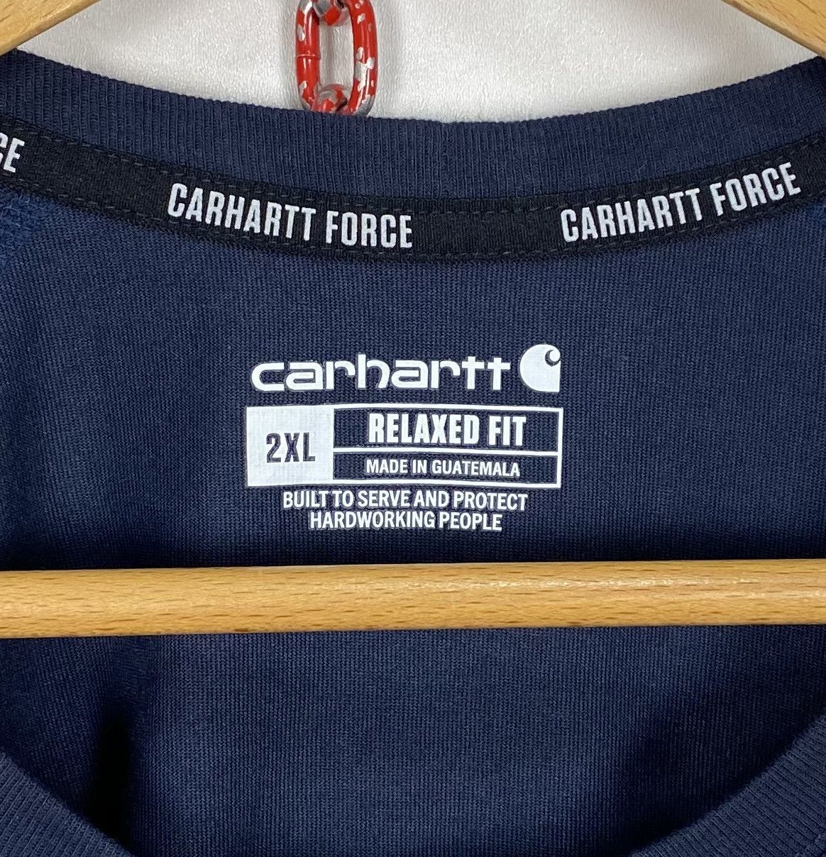 Carhartt Carhartt Force Long Sleeve T-shirt Relaxed Fit Tee Pocket Size US XXL / EU 58 / 5 - 3 Thumbnail