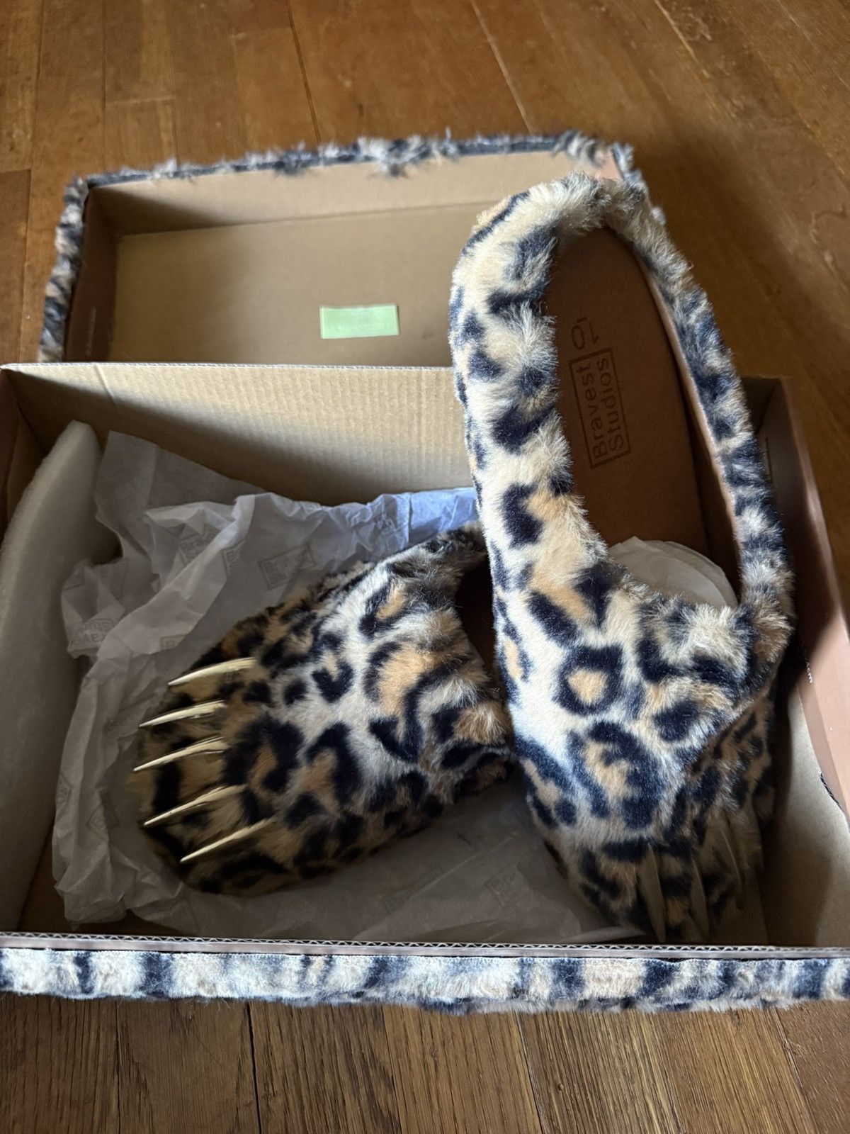 Bravest Studios Bravest Studios leopard print claw mules Size US 10.5 / EU 43-44 - 3 Thumbnail