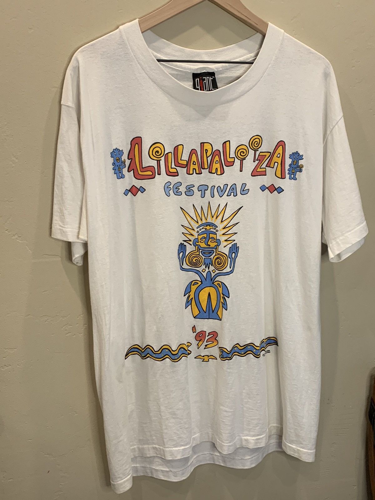 Vintage 1993 Lollapalooza tee XL Giant Band outlet Rare