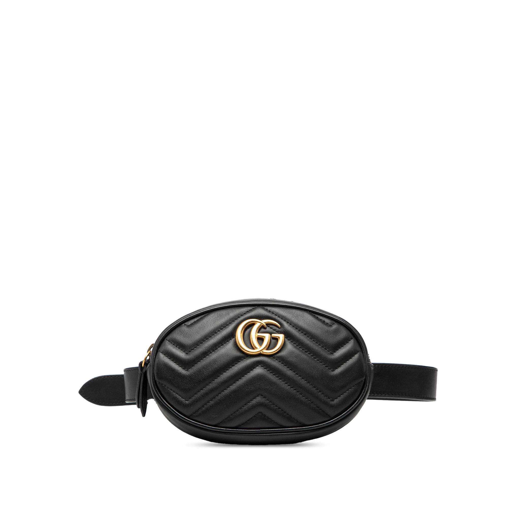 Gucci Gucci GG Marmont Matelasse Leather Belt Bag Size ONE SIZE - 1 Thumbnail