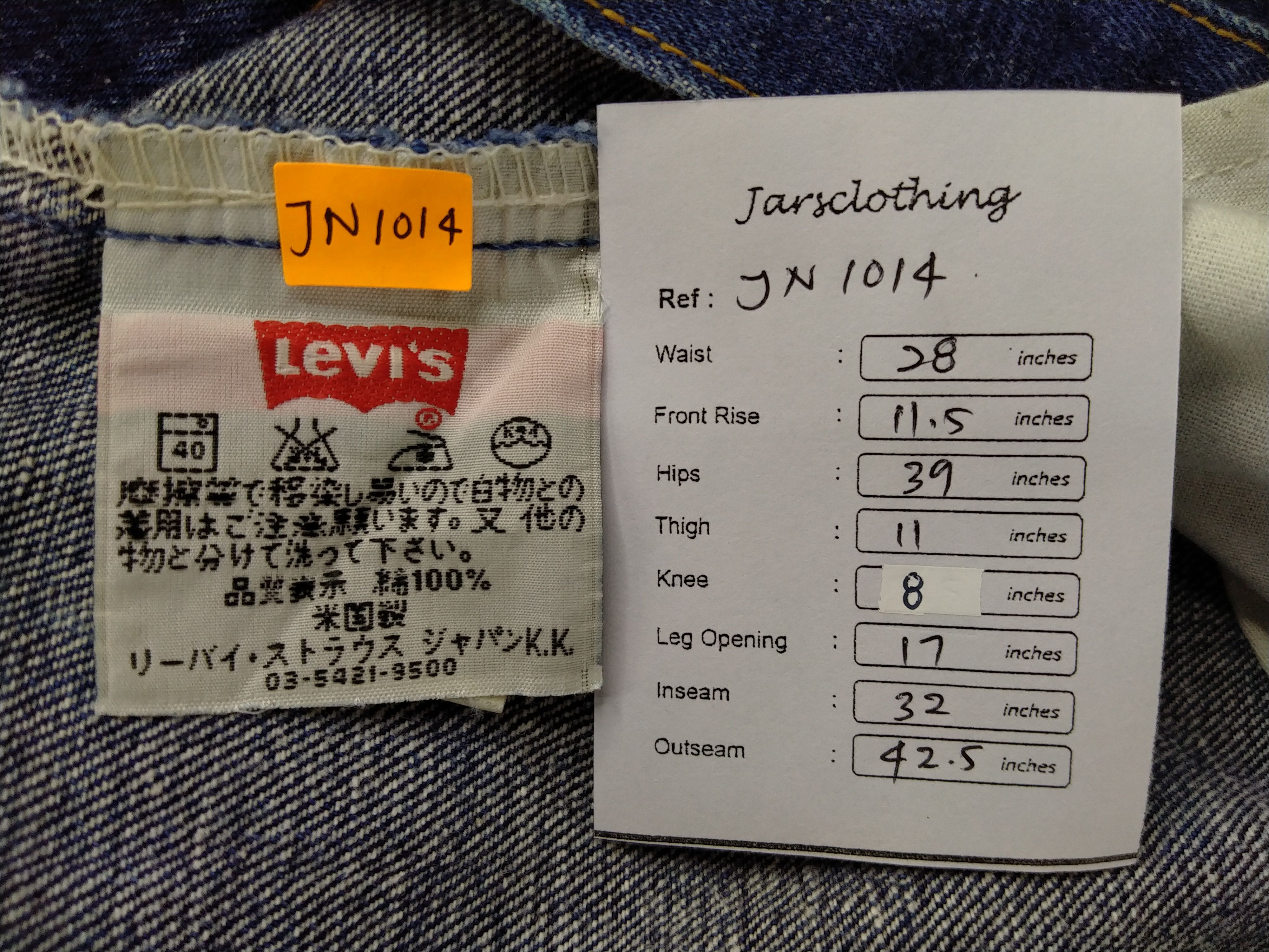 Levi's Blue Distressed Vintage Levi's 517 Flare 28x32 Denim JN1014 Size US 28 / EU 44 - 8 Thumbnail