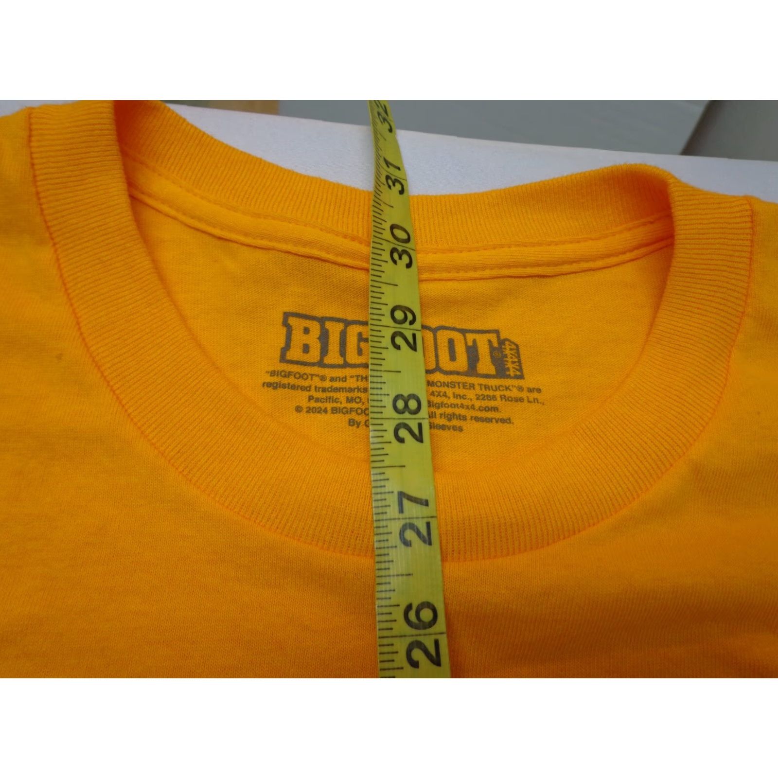 Vintage Bigfoot New 4x4x4 Monster Truck Graphic Tee T-Shirt Men's XL Gold Crew Neck Short Sleeve Cotton Size US XL / EU 56 / 4 - 5 Thumbnail