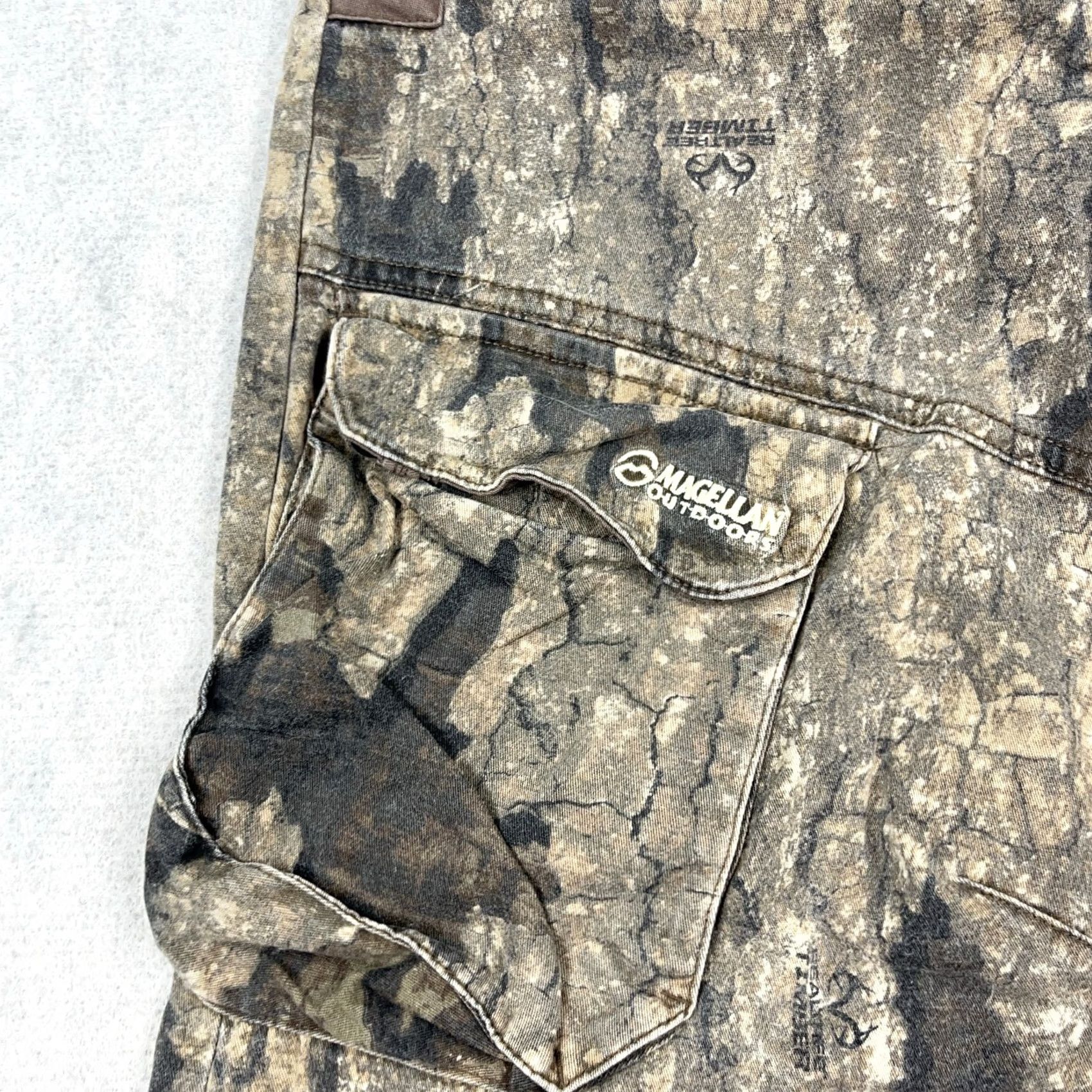 Vintage VINTAGE Magellan RealTree Timber Camo Cargo Pants Men Regular Size US 31 - 5 Thumbnail