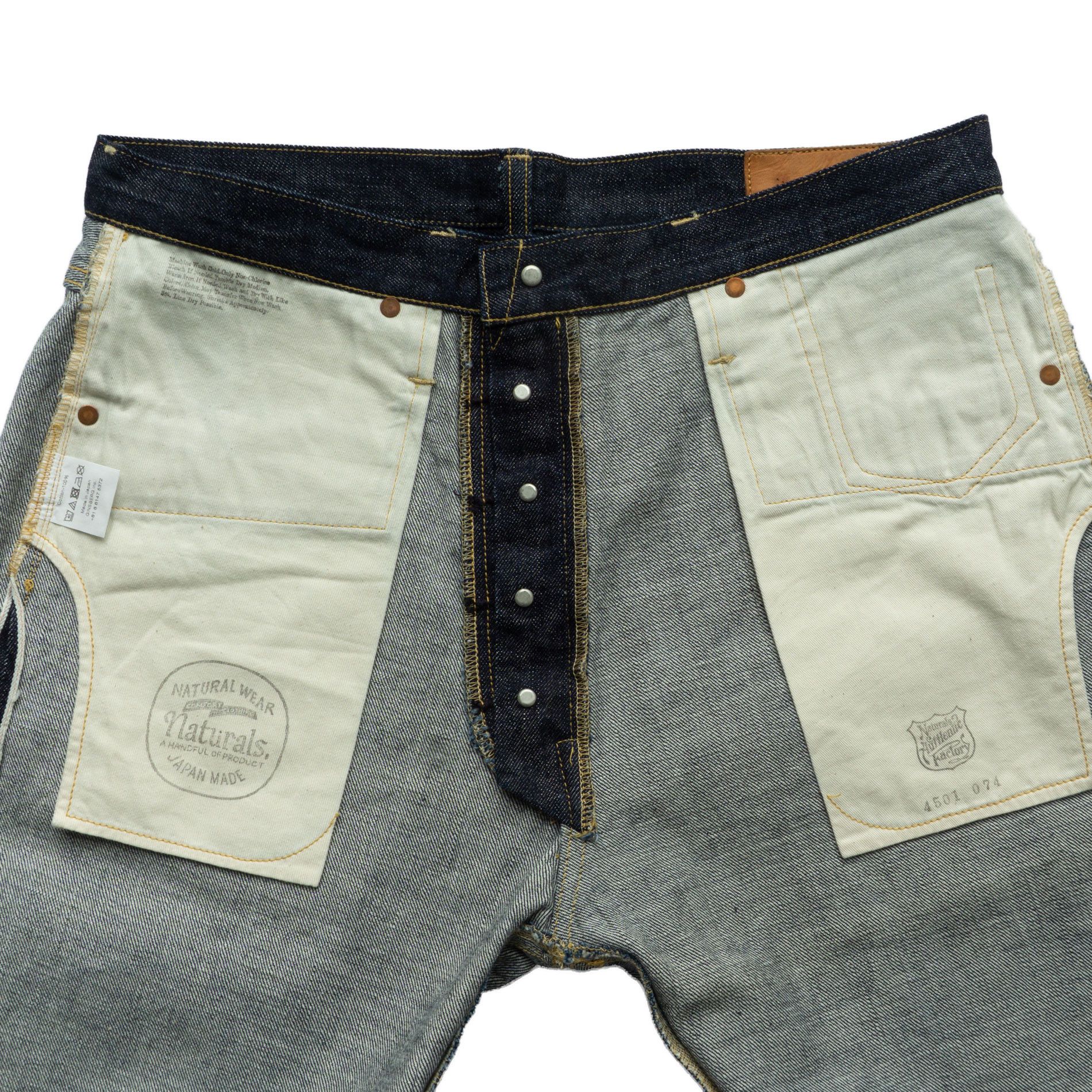 Japanese Brand Naturals. 4501 ORDER CRAFT DENIM No. 074 W33 x L32 Size US 33 - 12 Thumbnail