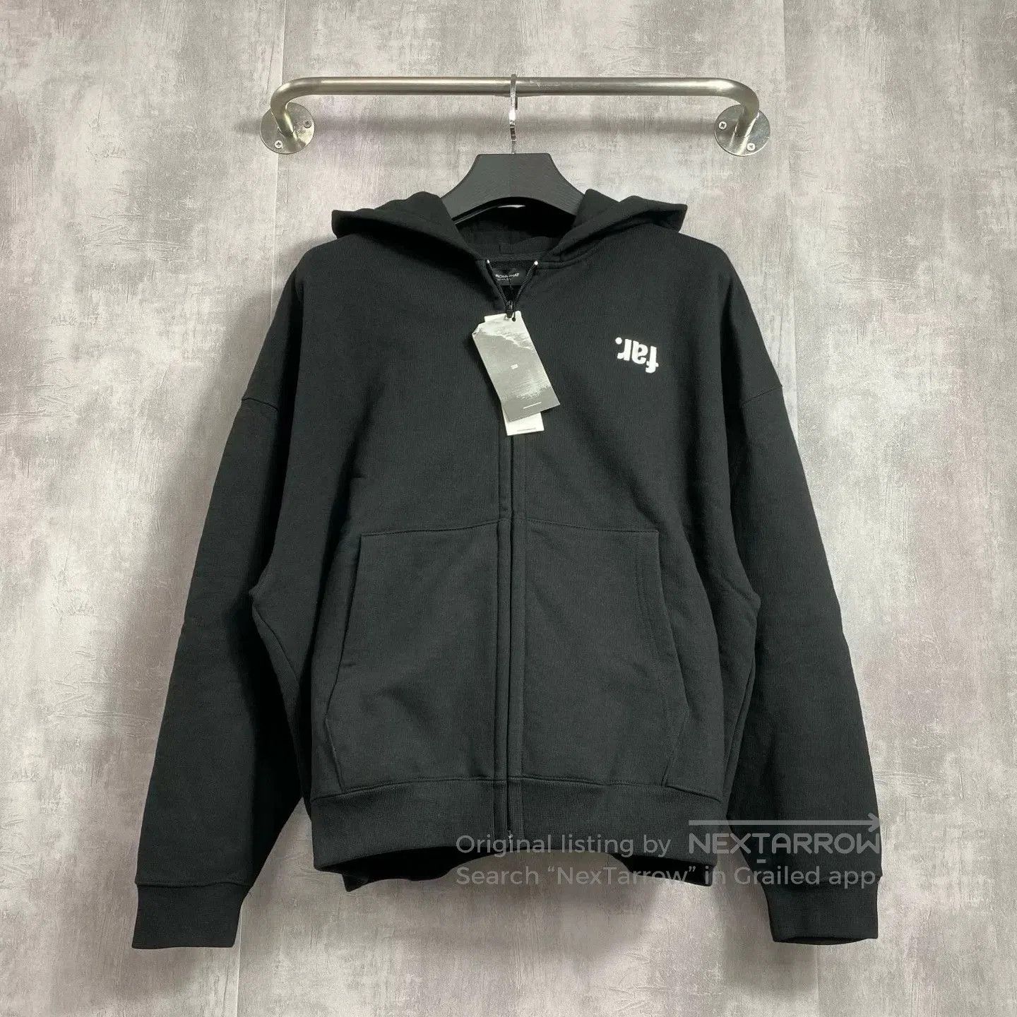 トップス 55dsl DIESEL Ninja hoodie archive 00s Men's Zip-up hoodie with collegiate graphics | Black | Diesel