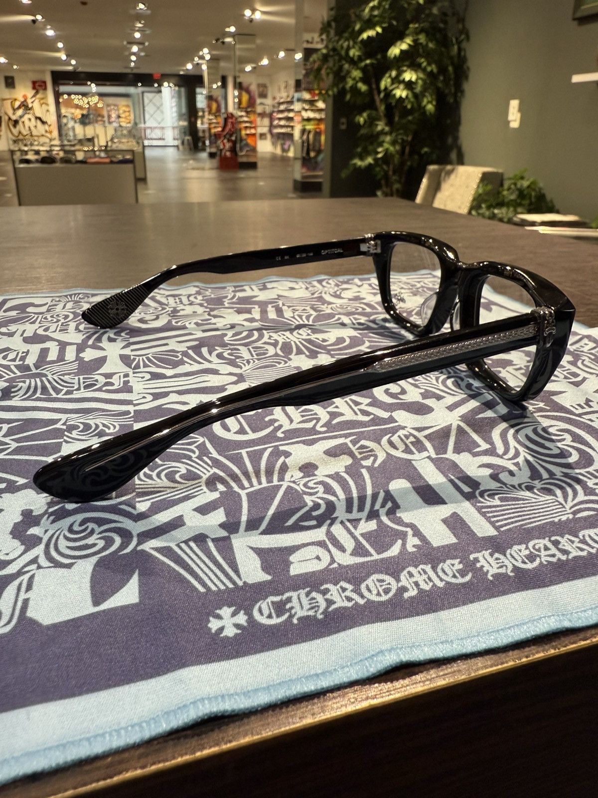 Chrome Hearts Chrome Hearts “Optitcal” Glasses Black/Silver Size ONE SIZE - 6 Thumbnail