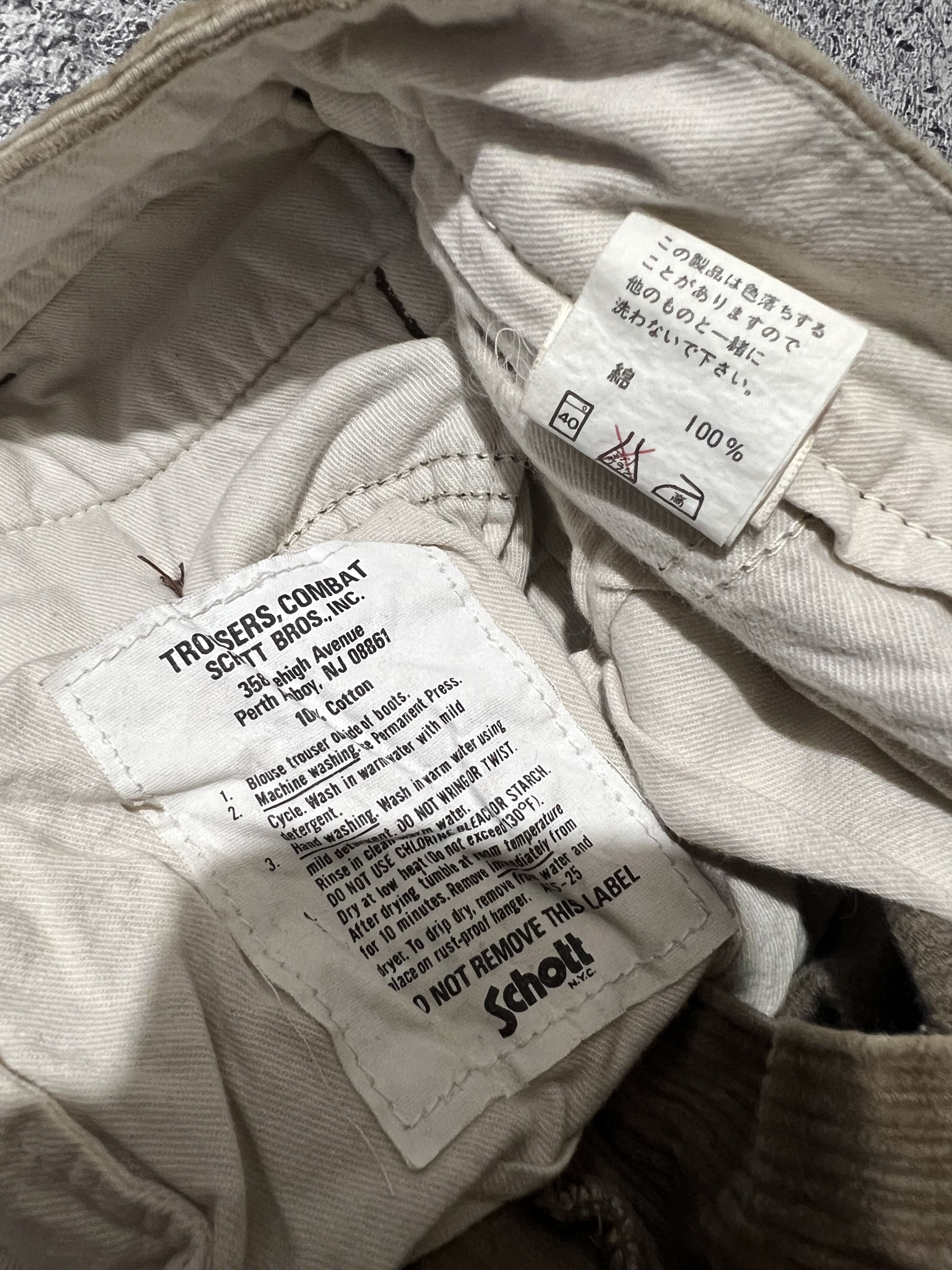 Schott 2000s Archival Schott Nyc Corduroy Baggy y2k Ifsix Size US 30 / EU 46 - 7 Thumbnail
