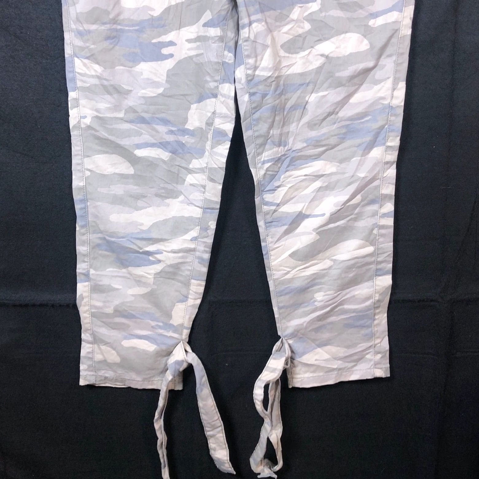 Express Express Womens Pants Green Camouflage Super High Rise Ankle Stretch 4 Size 24" / US 00 / IT 34 - 3 Thumbnail