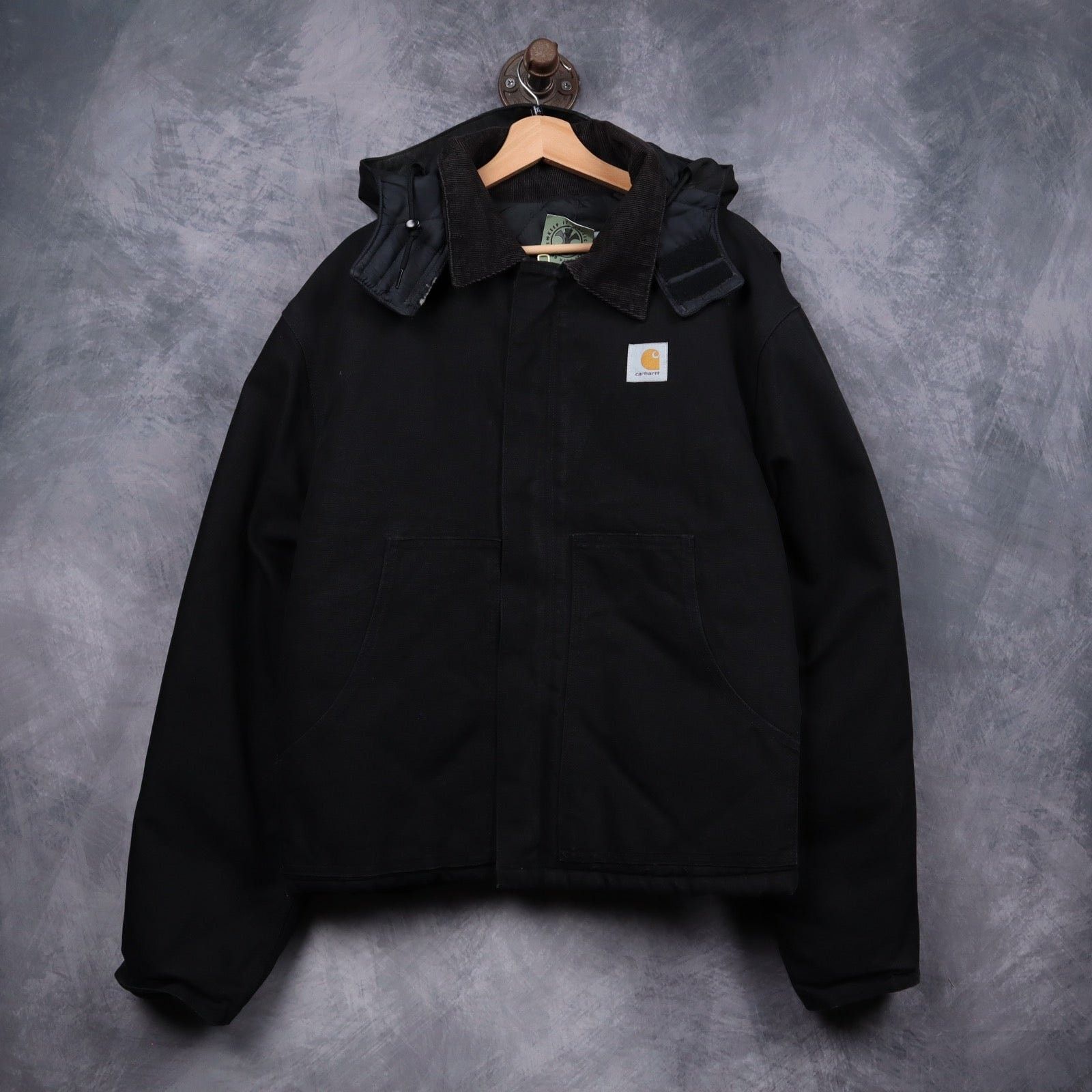 Carhartt × Vintage 90s Carhartt JB105 black detroit jacket sz XL