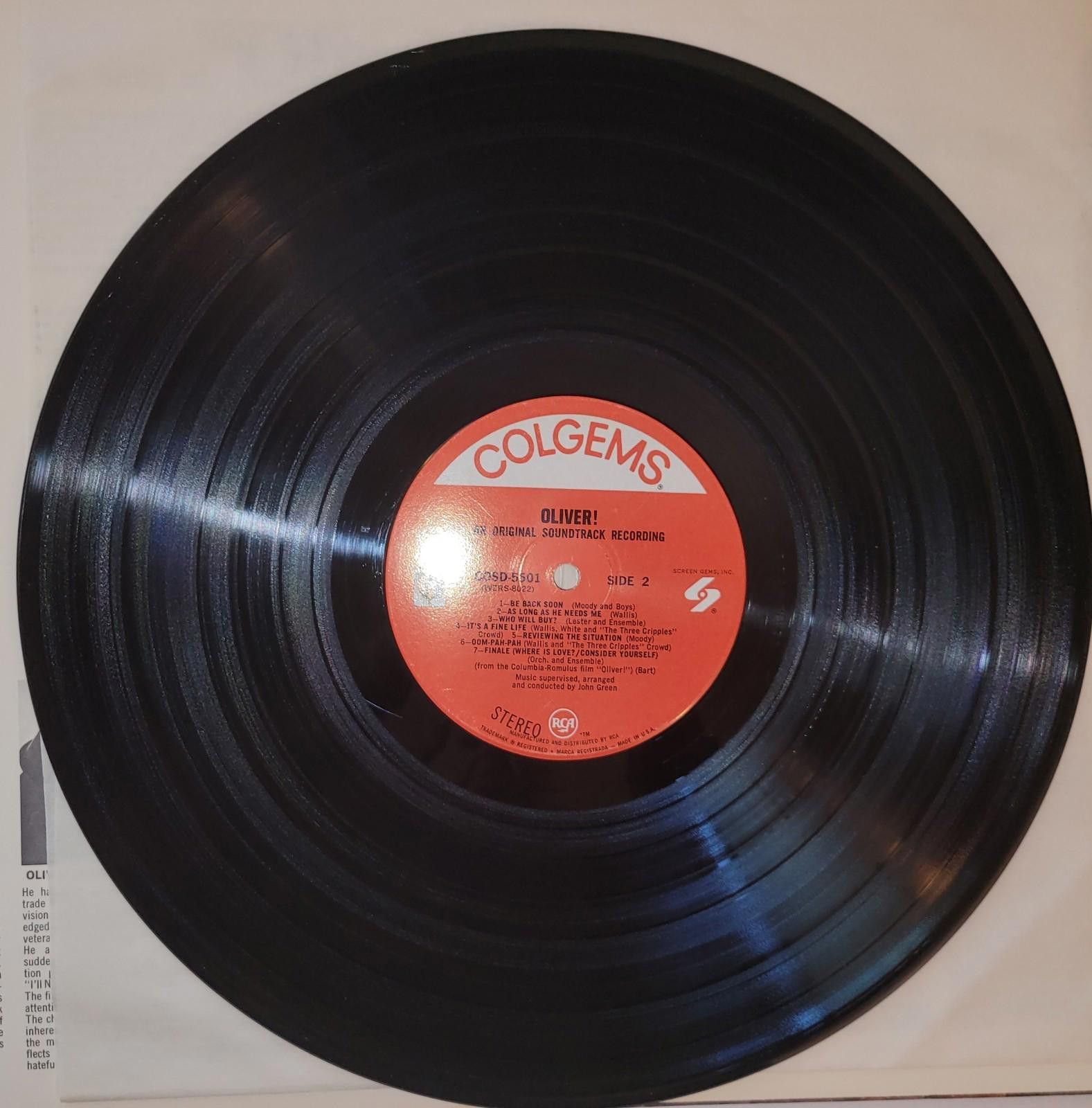 Designer Oliver an Original Soundtrack Columbia Records VINYL LP Size ONE SIZE - 5 Thumbnail