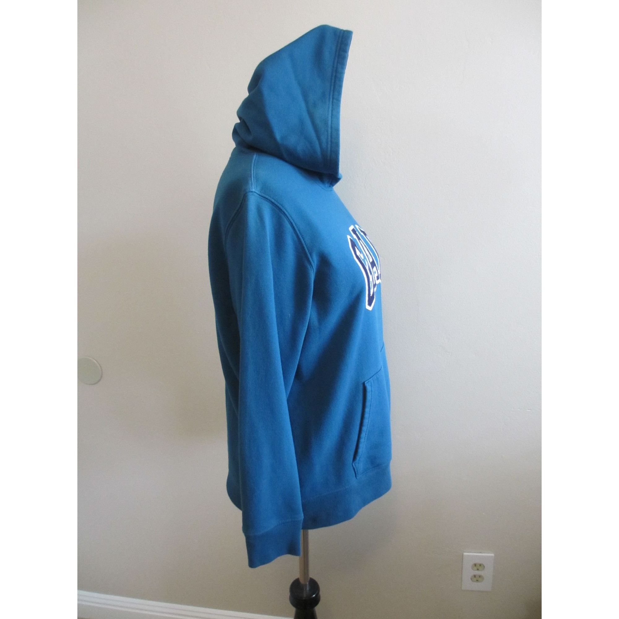 Gap GAP LONG SLEEVED BLUE HOODIE LARGE WOMENS WITH DEFECTS Size L / US 10 / IT 46 - 3 Thumbnail