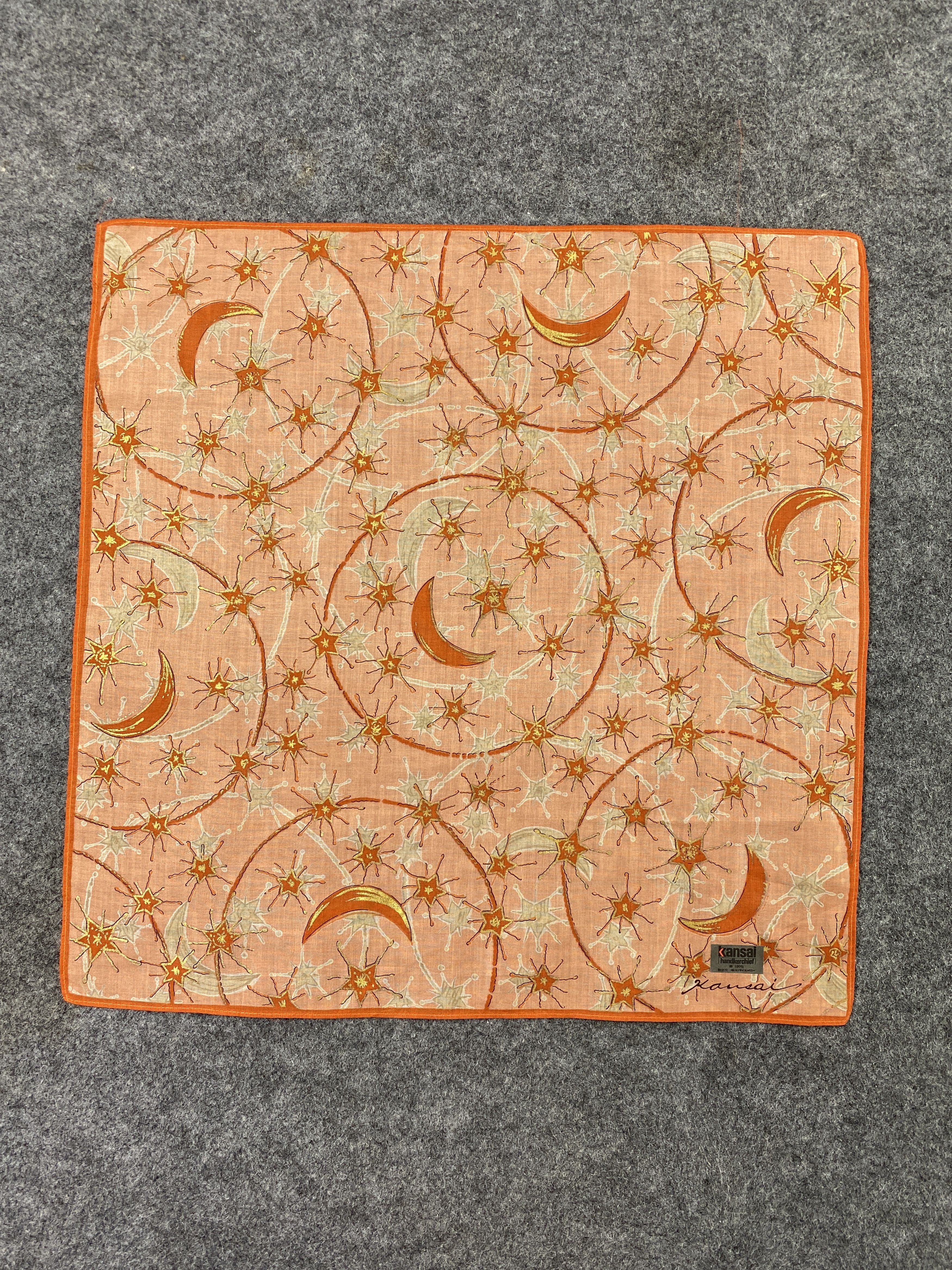 Japanese Brand Kansai Yamamoto Handkerchief / Bandana / Neckerchief-B451 Size ONE SIZE - 3 Thumbnail